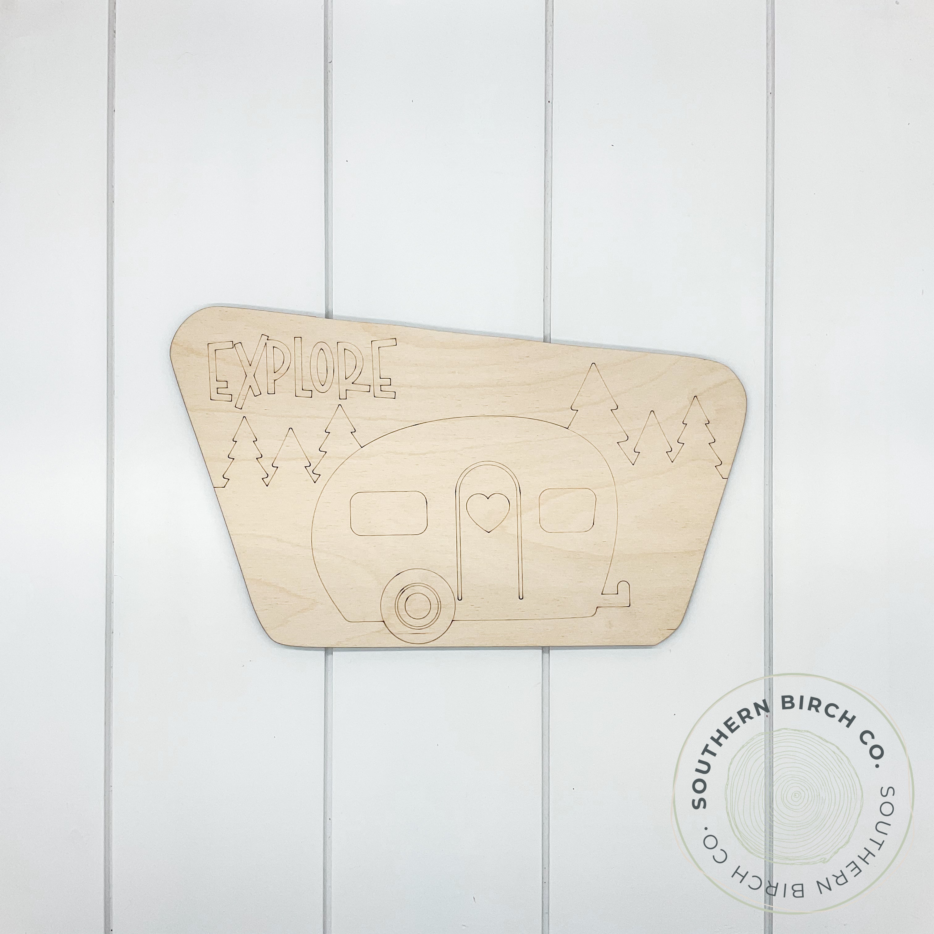 Explore Camper Etched Blank