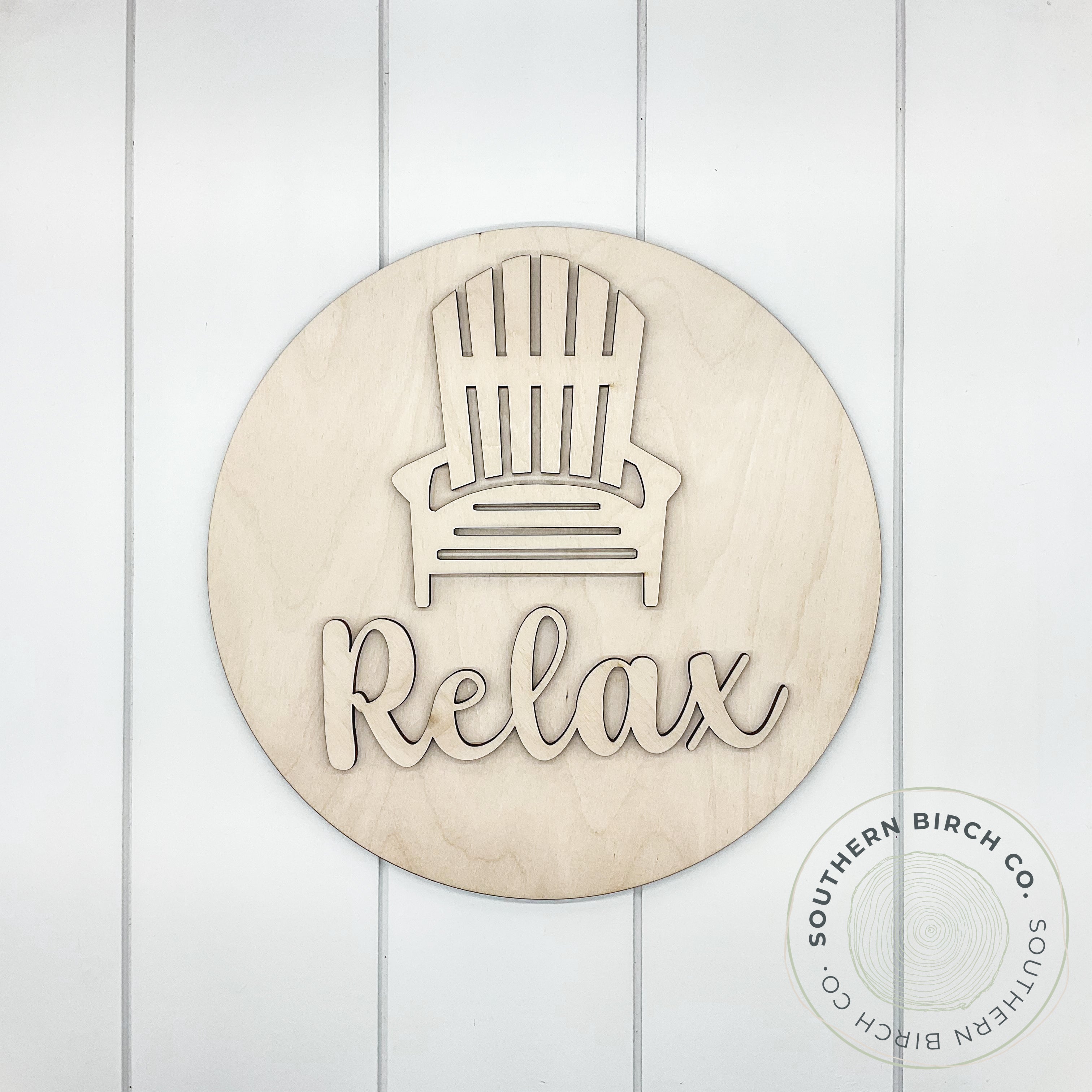 Relax 3D Round Blank