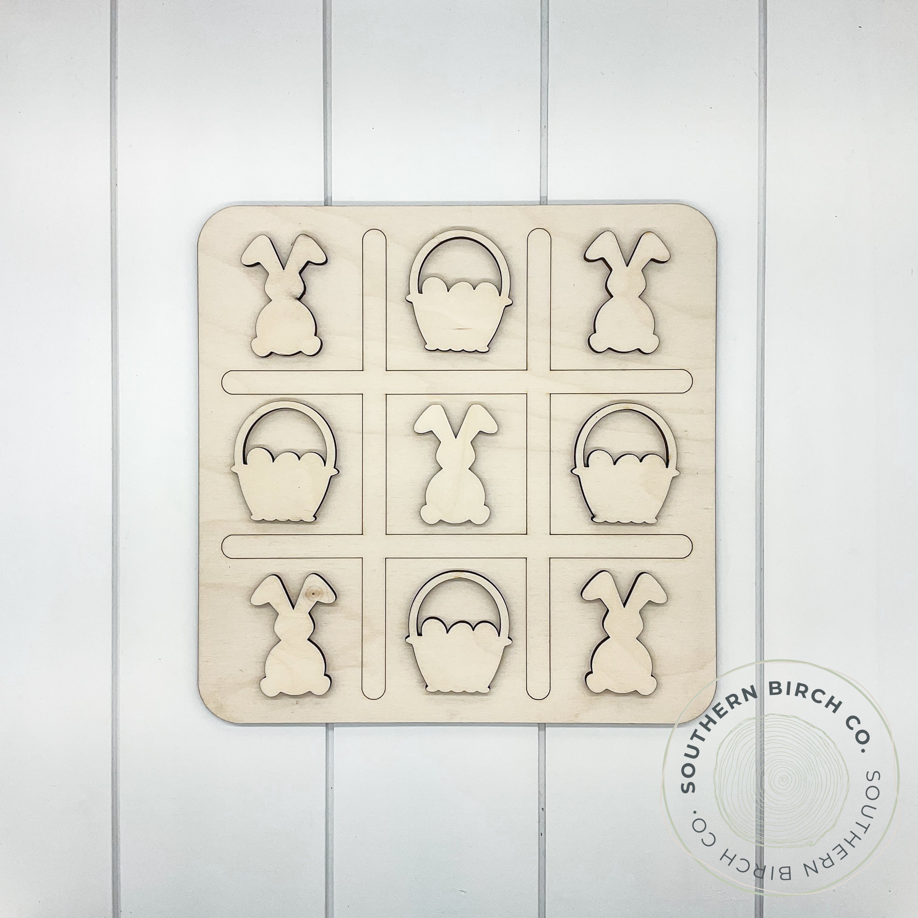 Tic Tac Toe Game (Bunny/Easter Basket)
