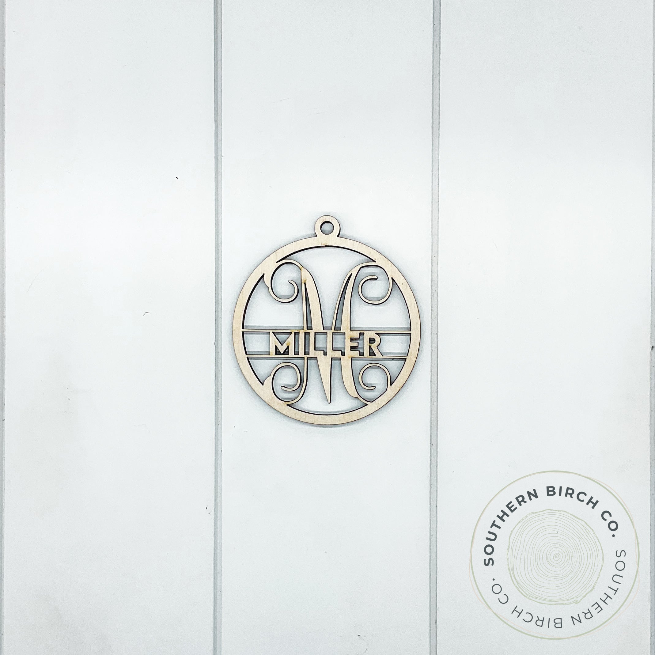 Personalized Monogram Ornament