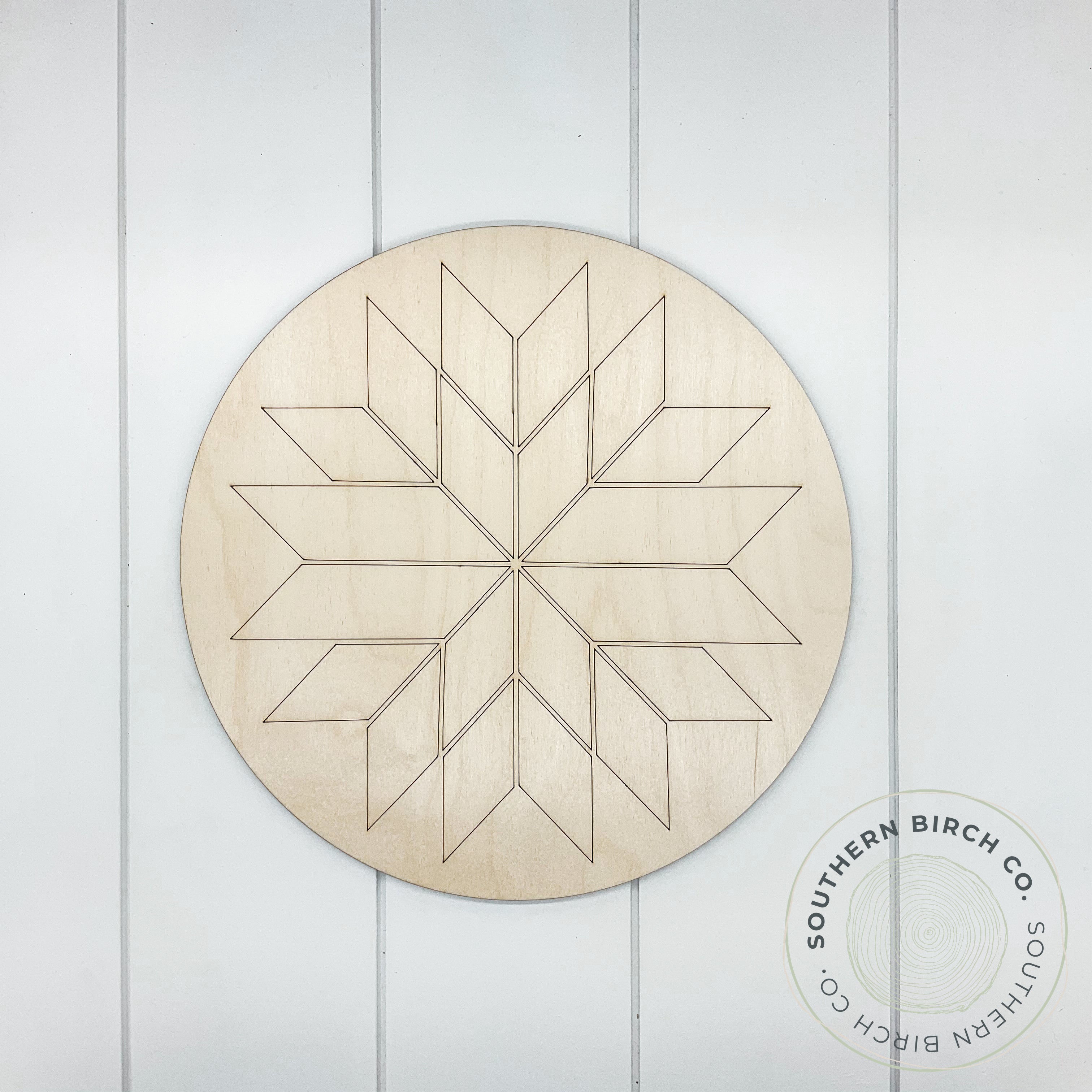 Barn Quilt Blank (Style 3)