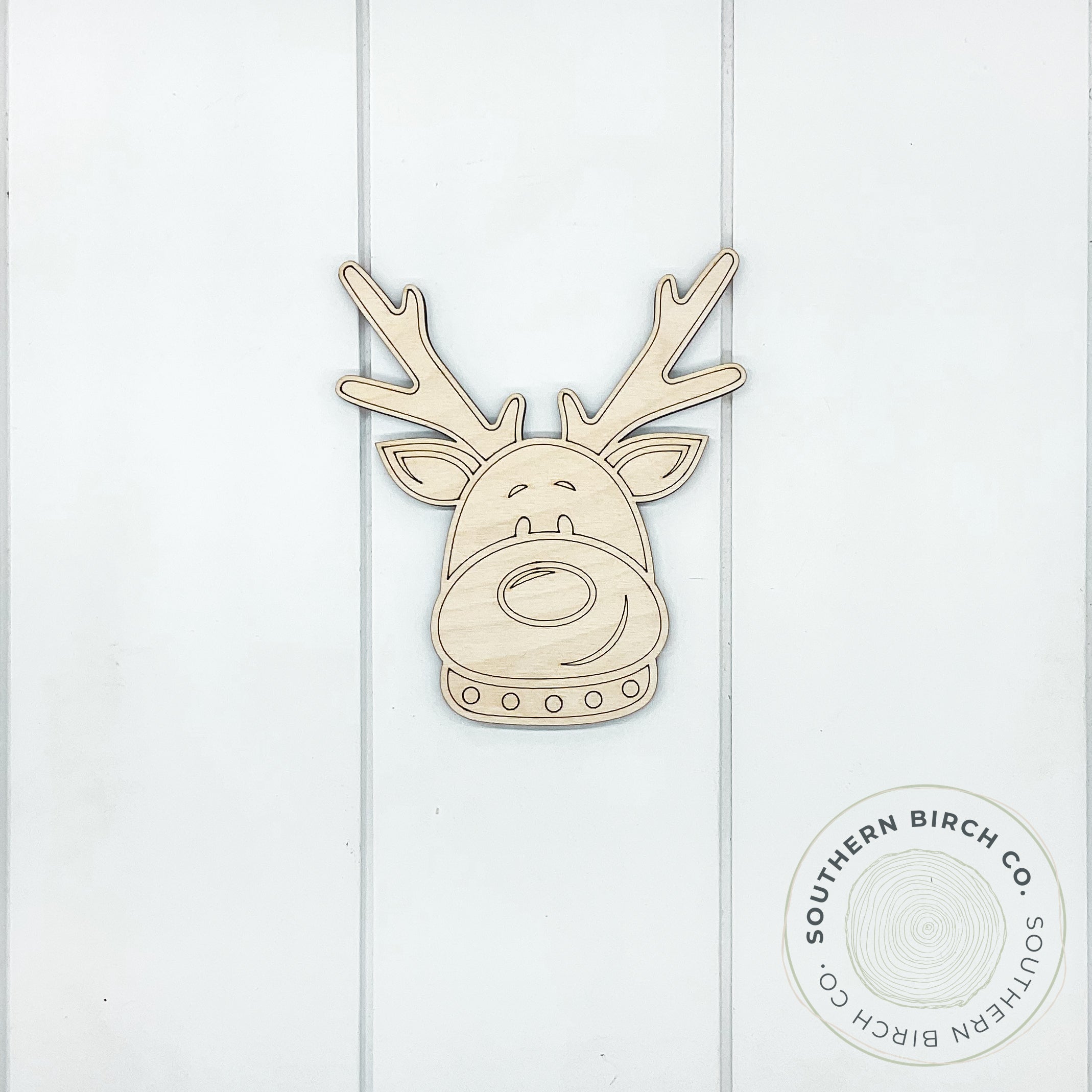 Reindeer Head Blank (Collar)