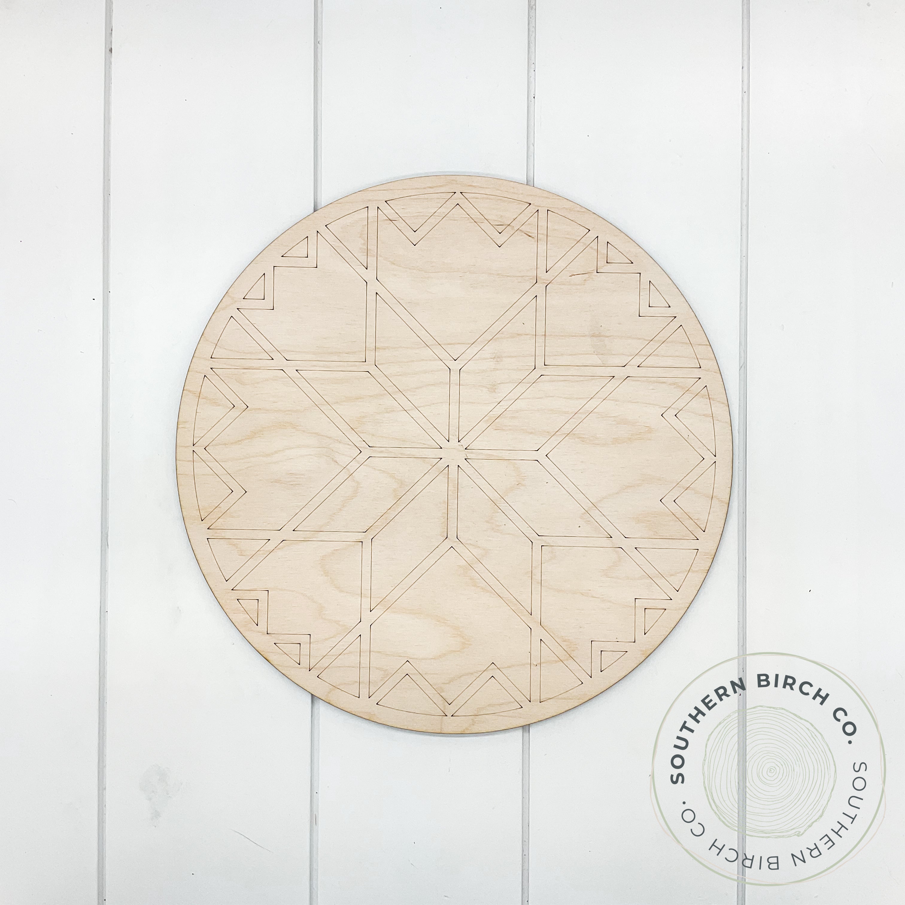 Barn Quilt Blank (Tulip)