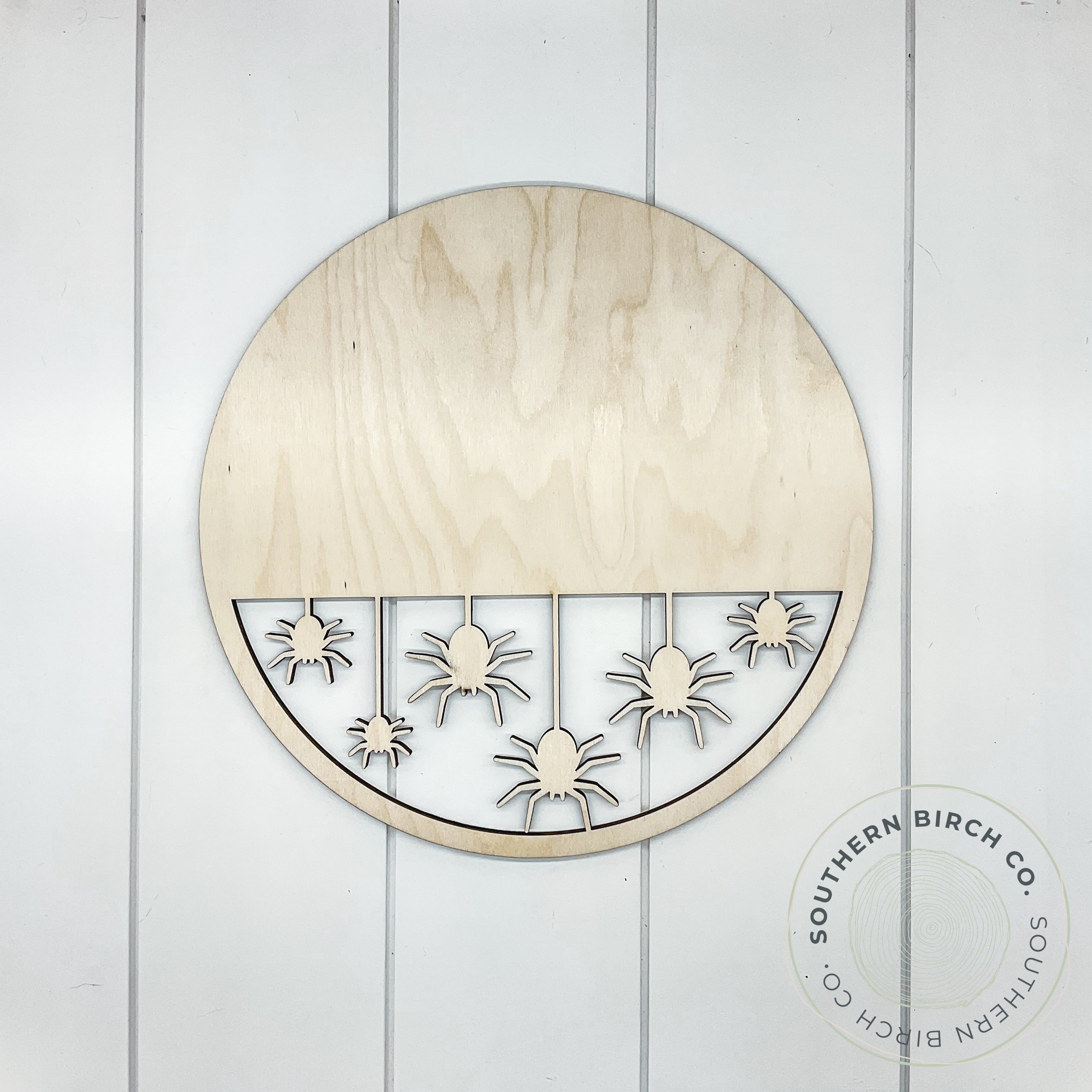 Round Cutout Blank (Half Spiders)