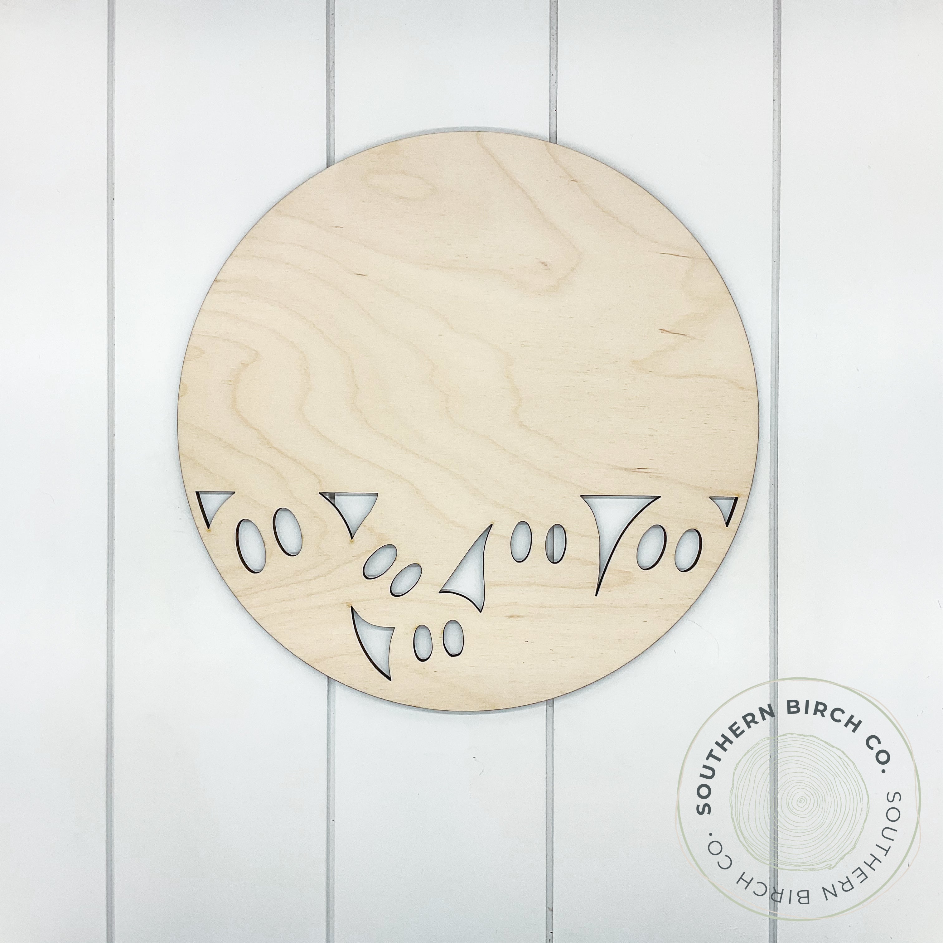 Round Cutout Blank (Ghosts)