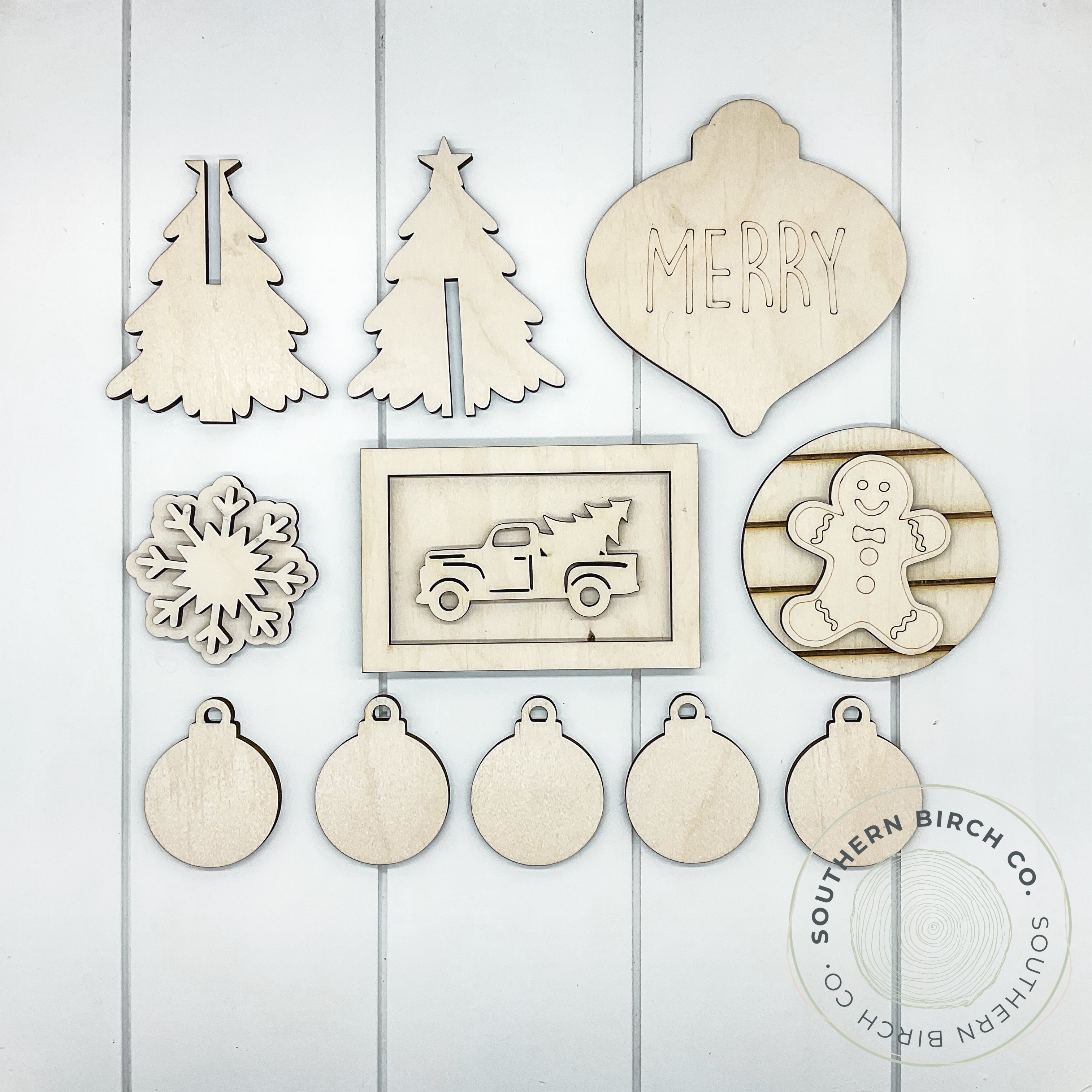 Christmas Tiered Tray Set