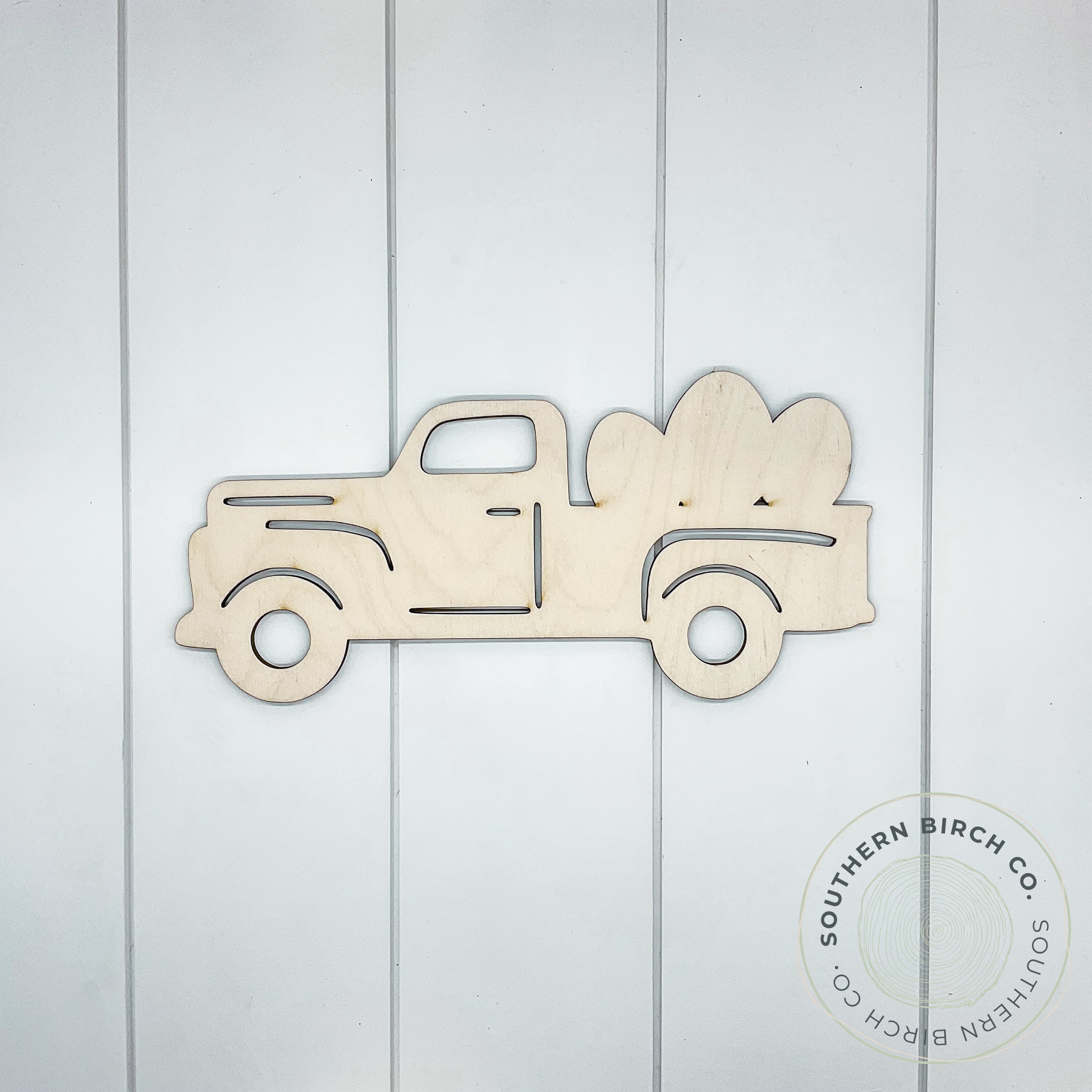 Truck with Eggs Blank
