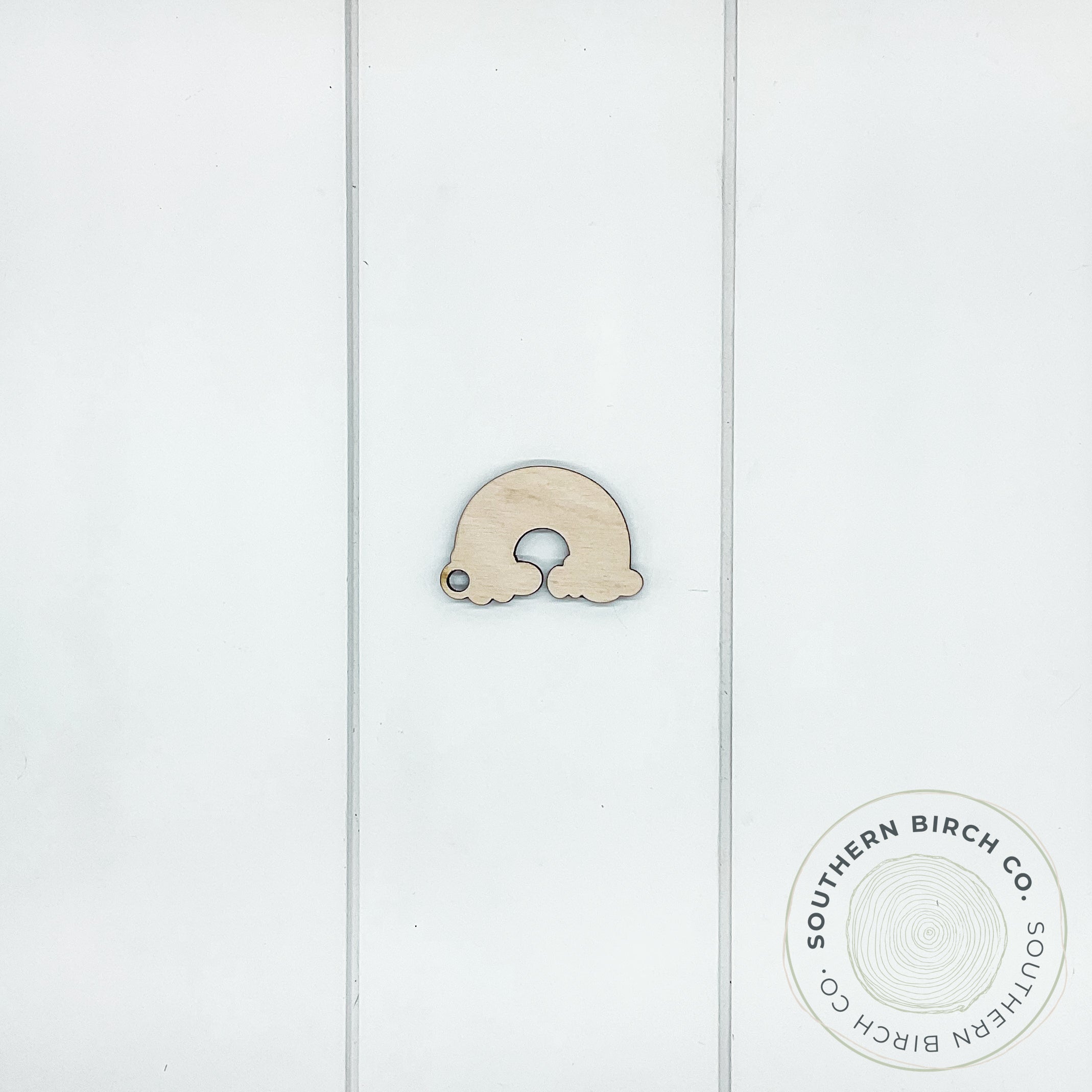 2.5" Rainbow Key Ring Blank