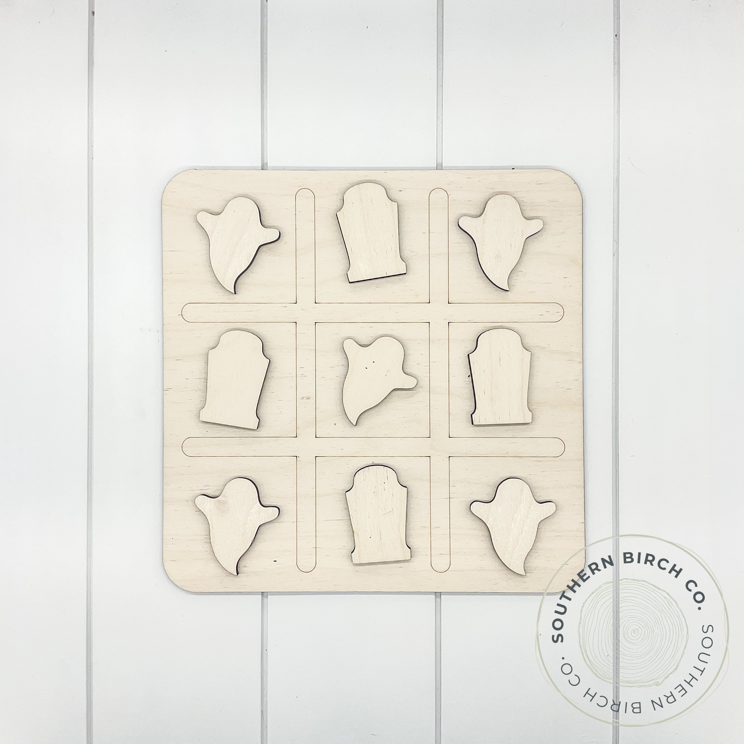 Tic Tac Toe Game (Ghost/Tombstone)