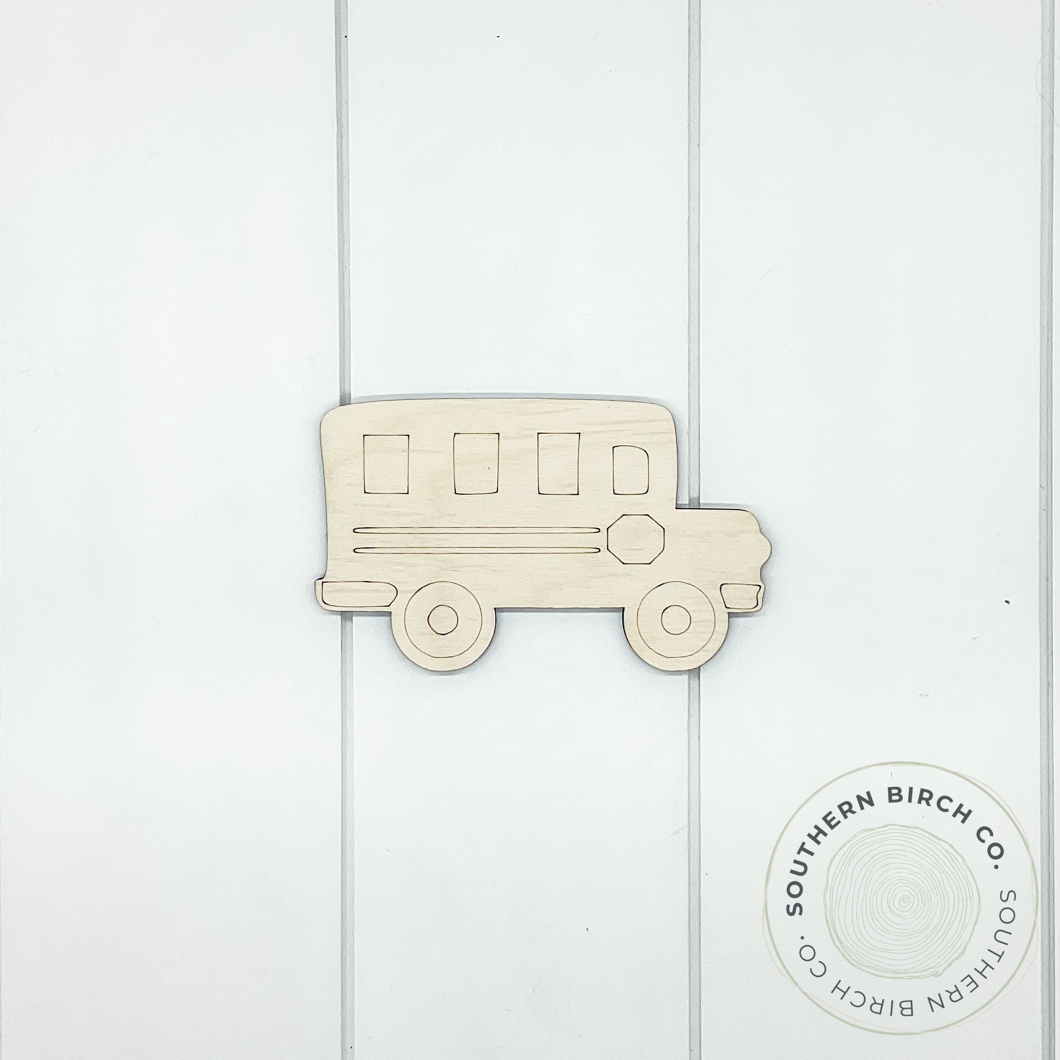 School Bus Blank (Side)