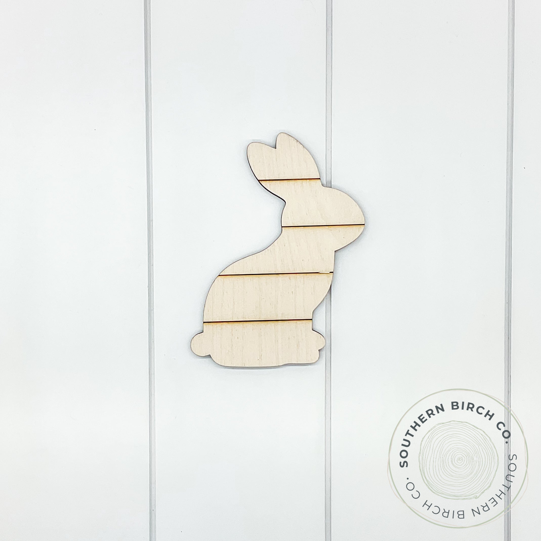Shiplap Bunny Blank (Side View)