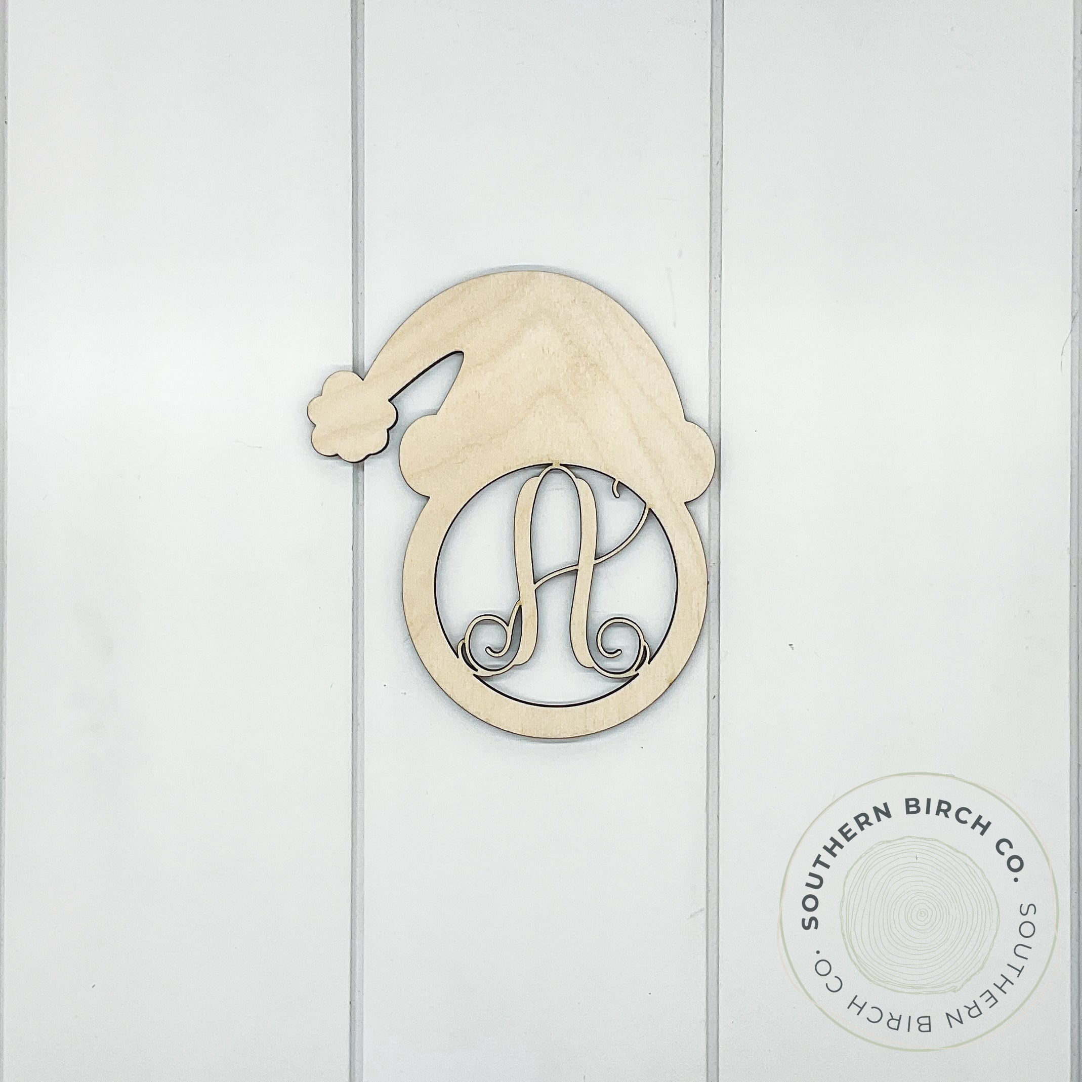 Monogram Santa Hat Blank