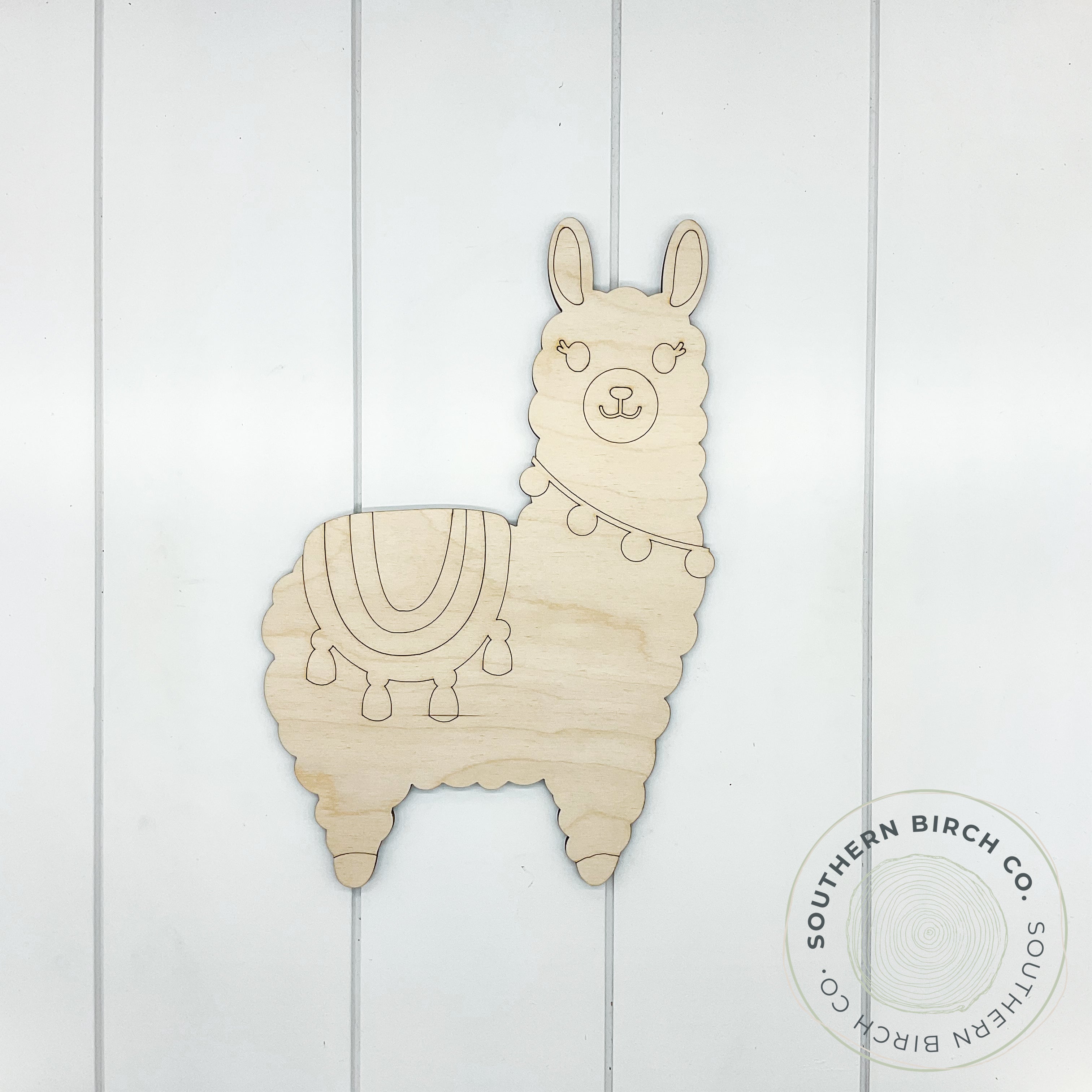 Llama Blank (Detailed)