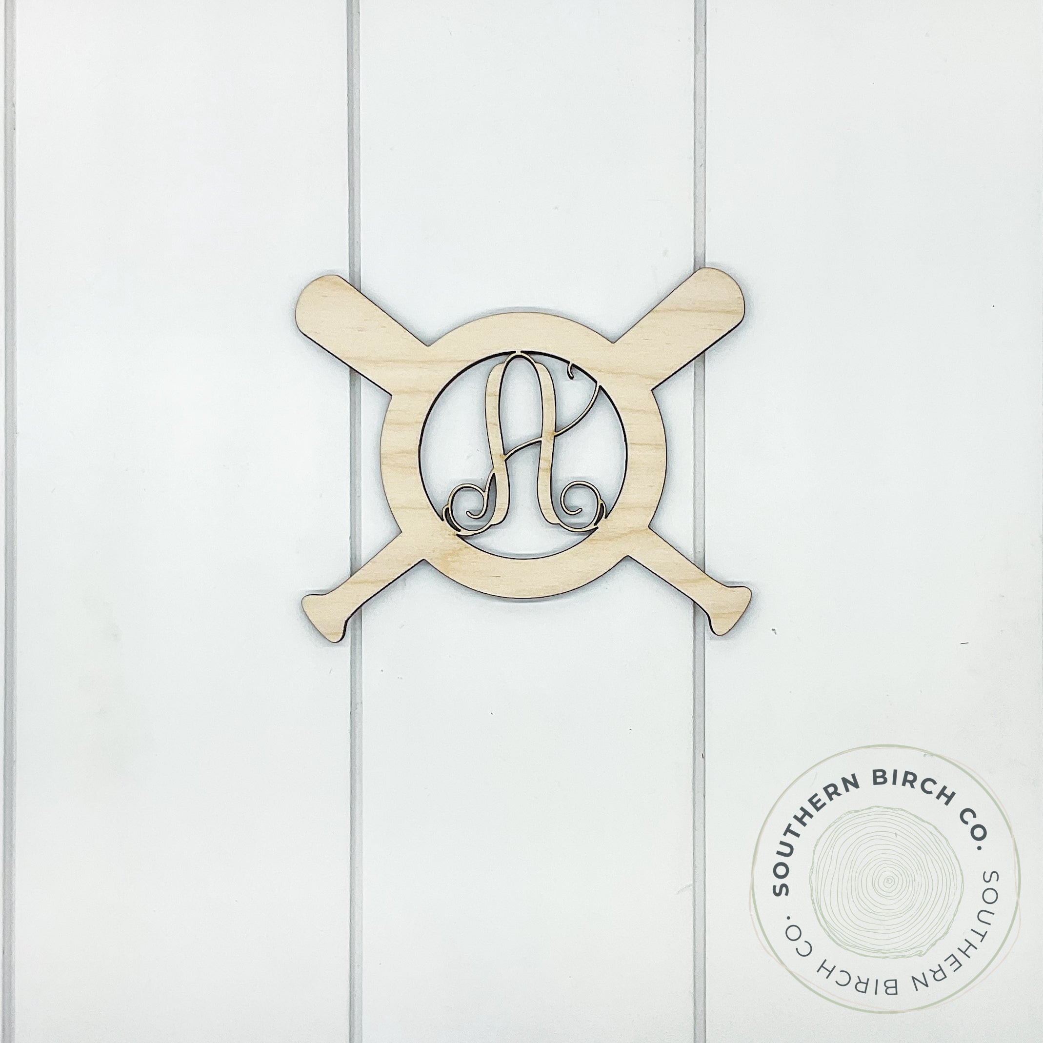 Monogram Baseball Bat Blank