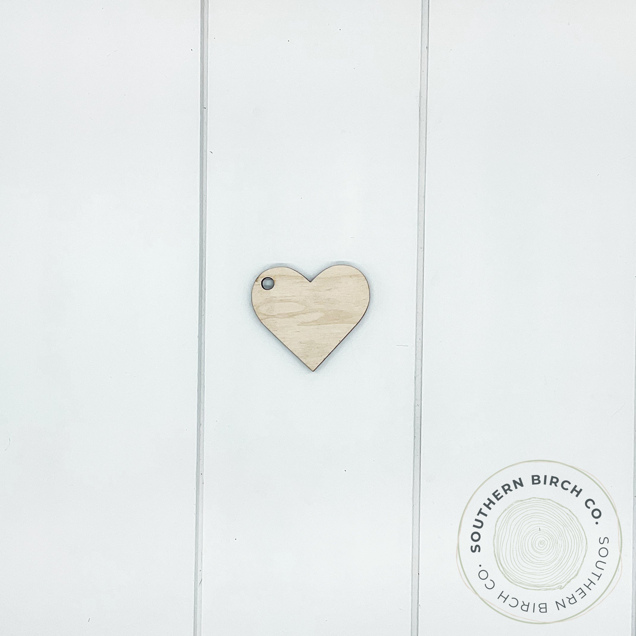 2.5" Heart Key Ring Blank