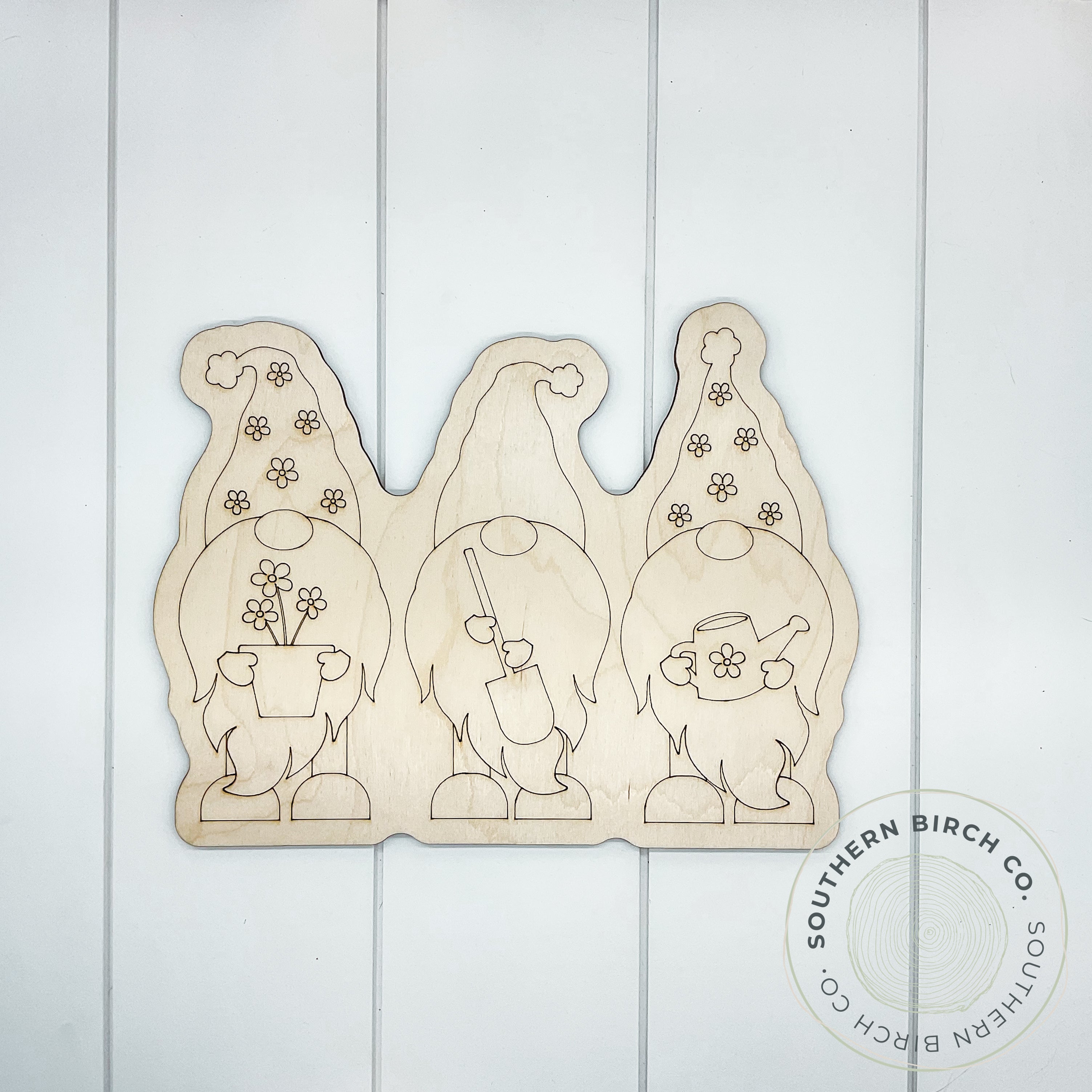 Gnome Trio Blank (Gardening)