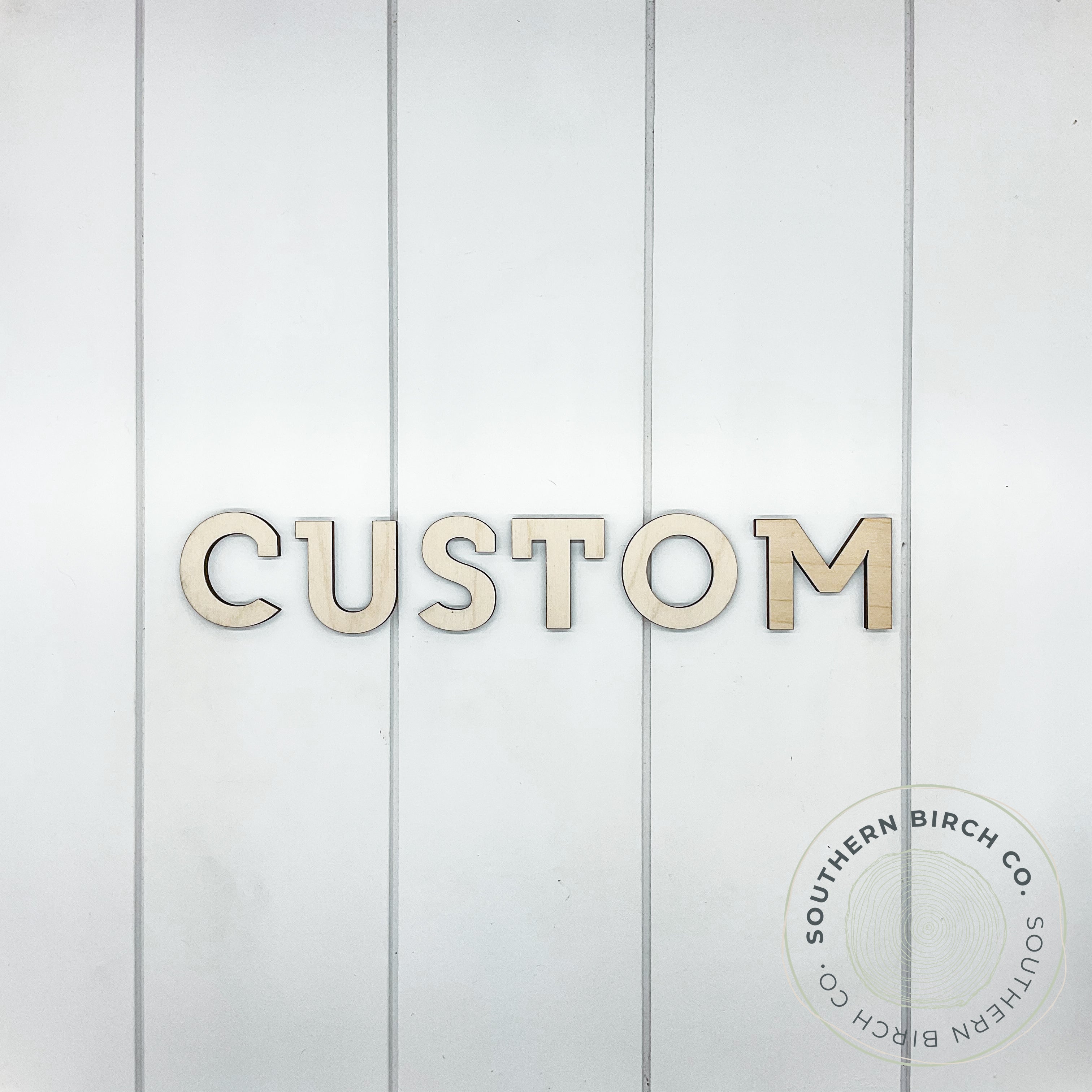 Custom Word Cutout