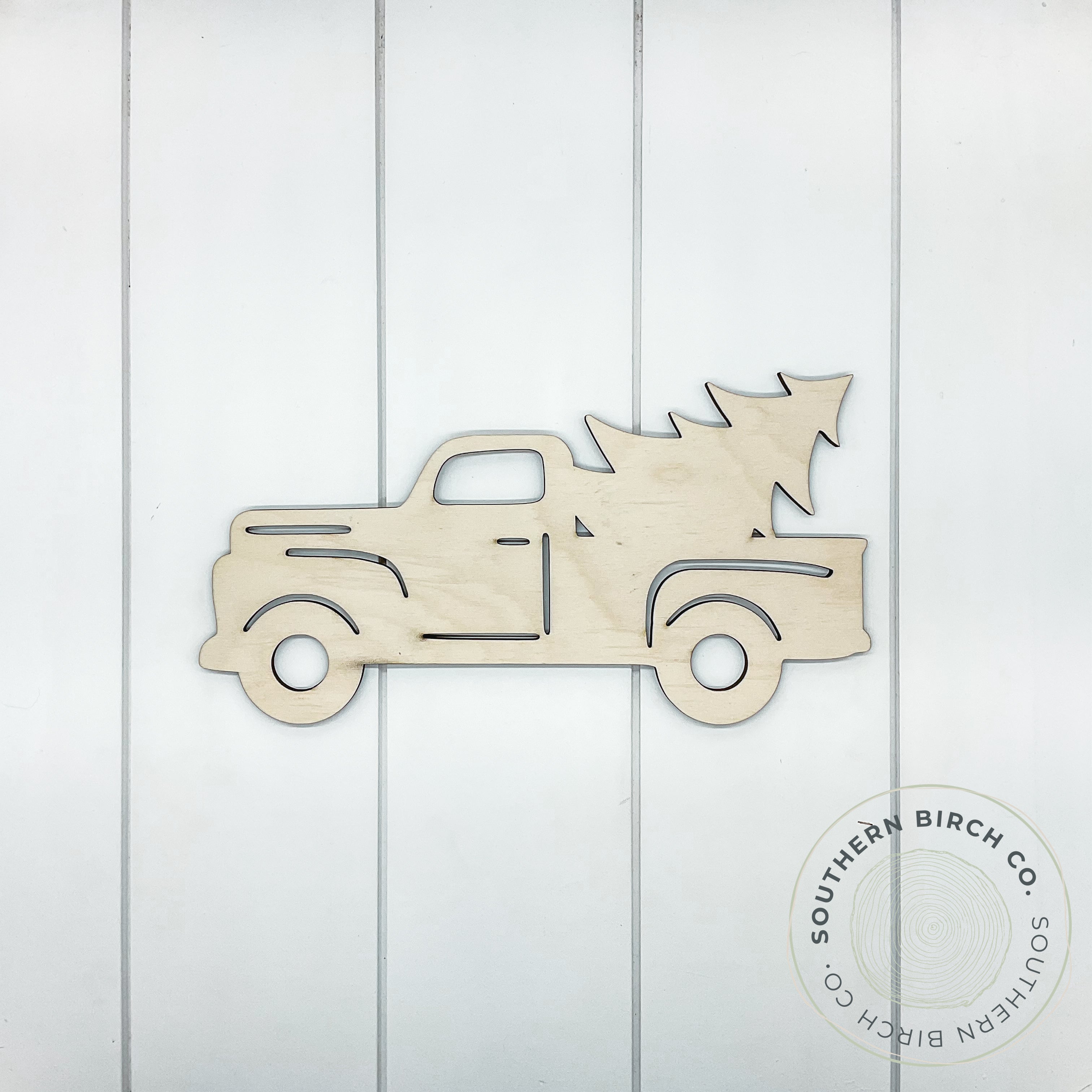 Truck with Tree Blank