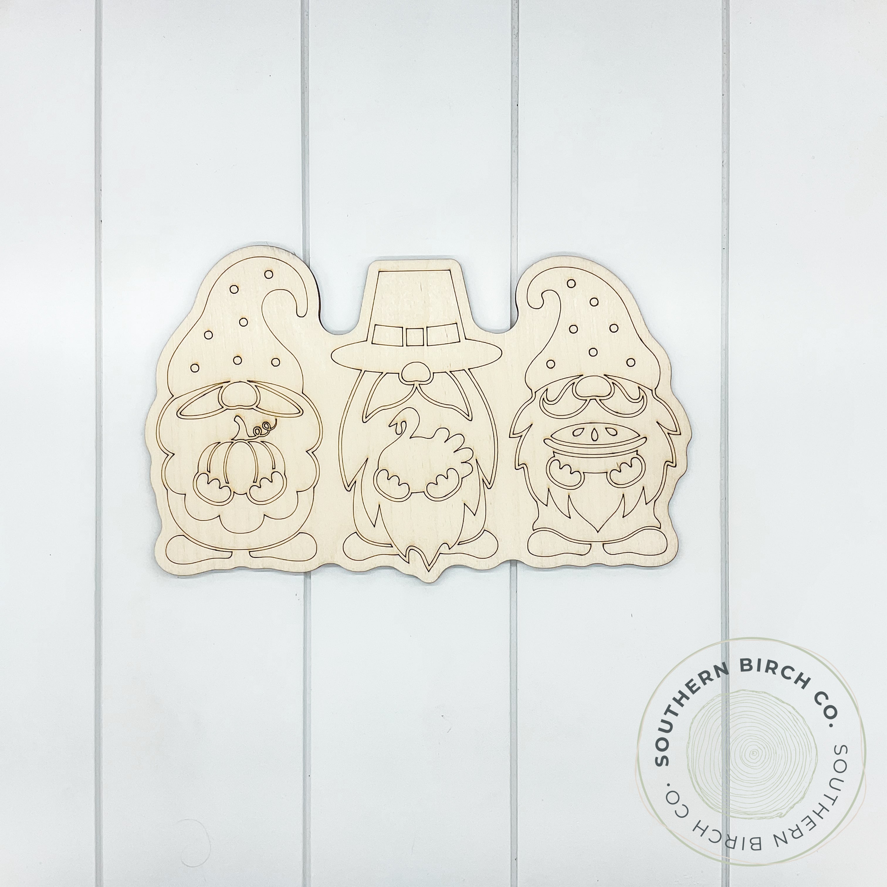 Gnome Trio Blank (Thanksgiving)