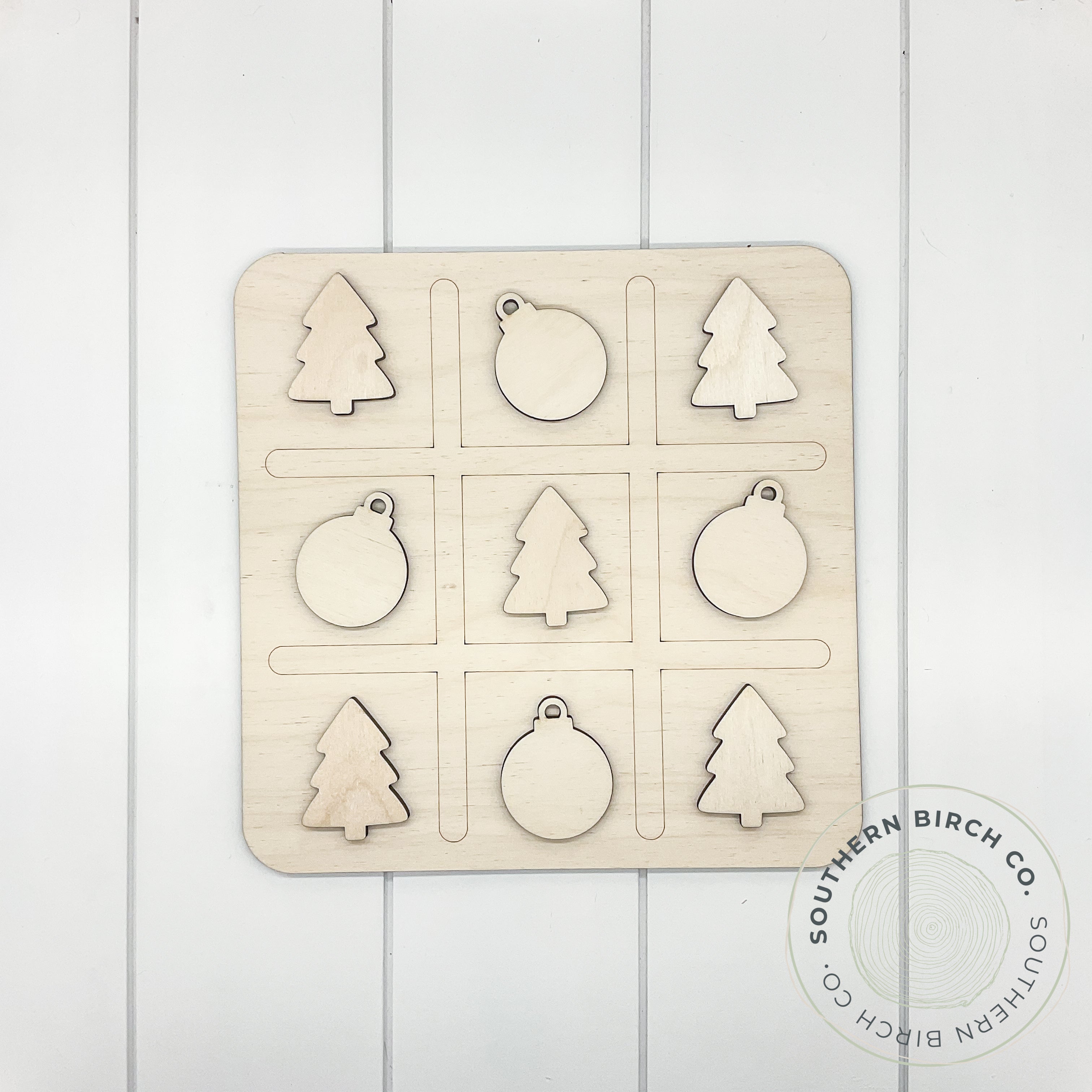 Tic Tac Toe Game (Christmas Tree/Ornament)