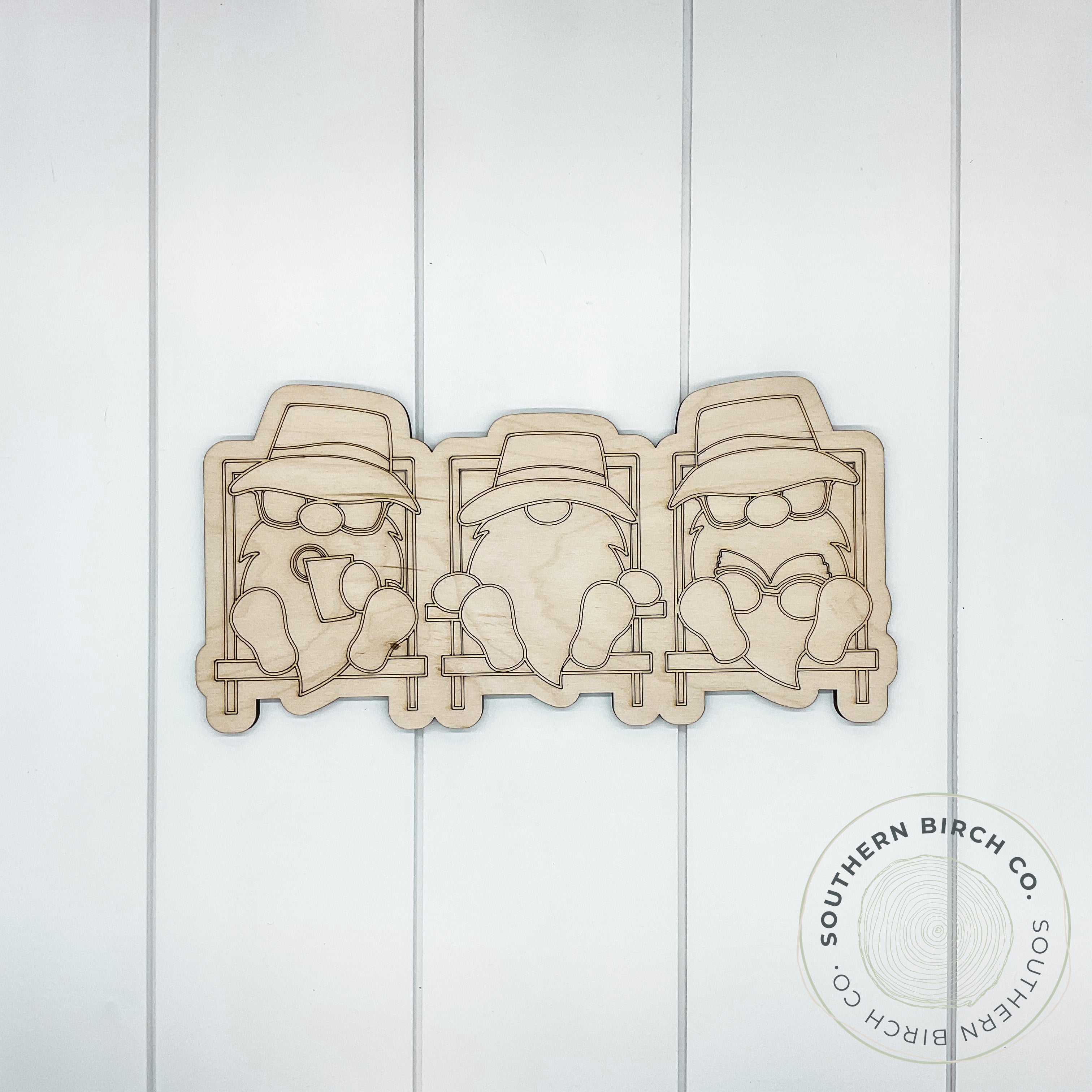 Gnome Trio Blank (Beach)