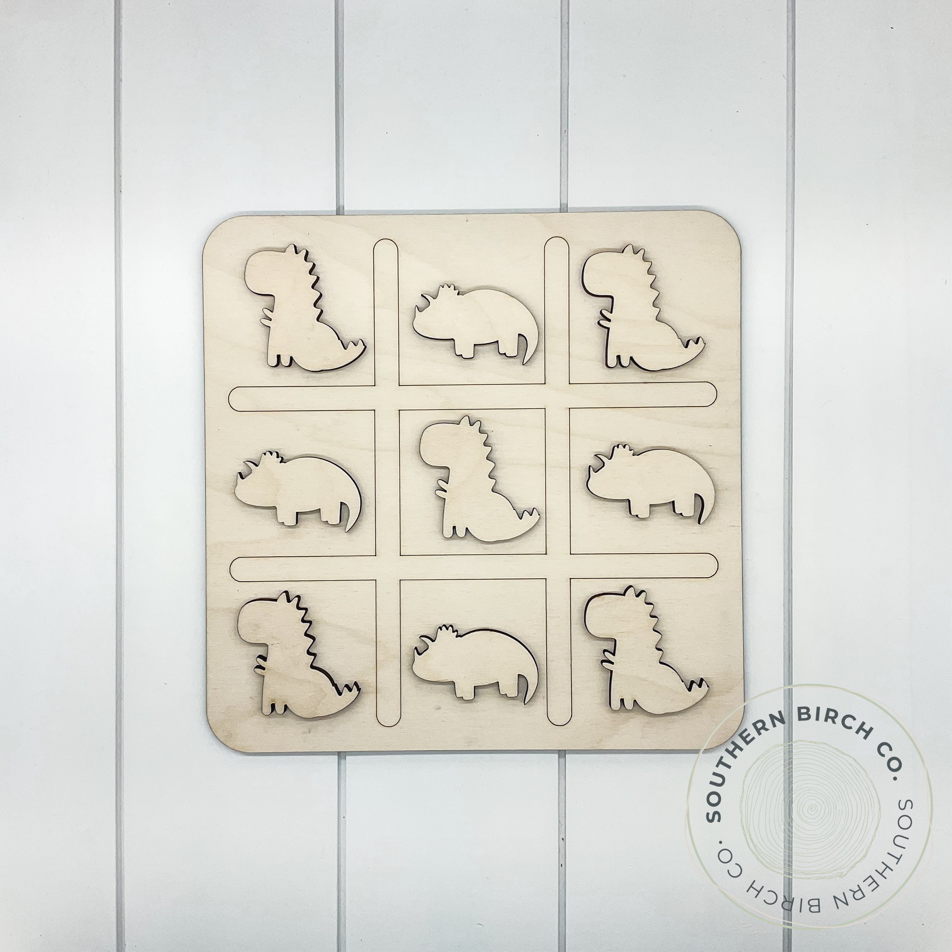 Tic Tac Toe Game (Dinosaurs)