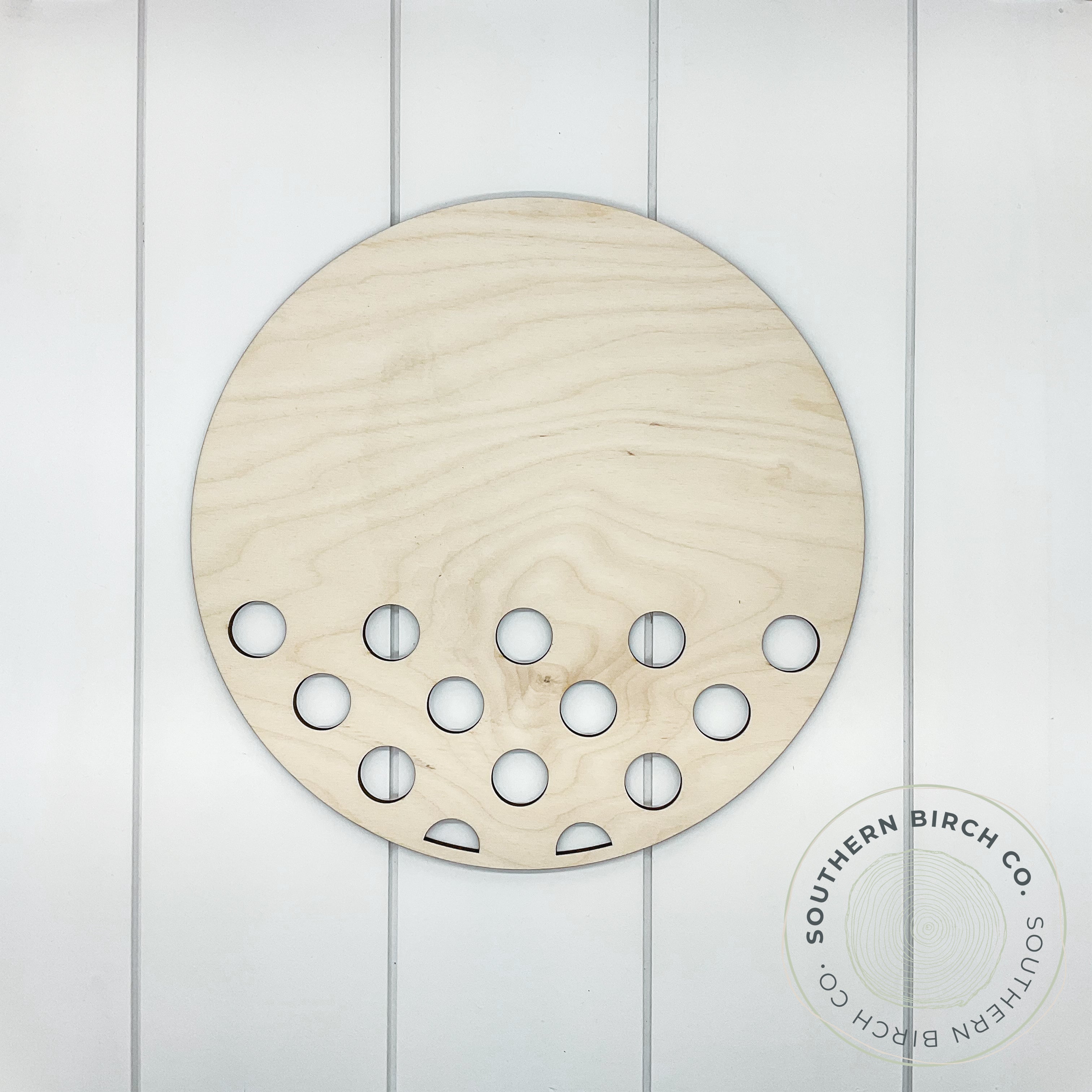 Round Cutout Blank (Polka Dots)