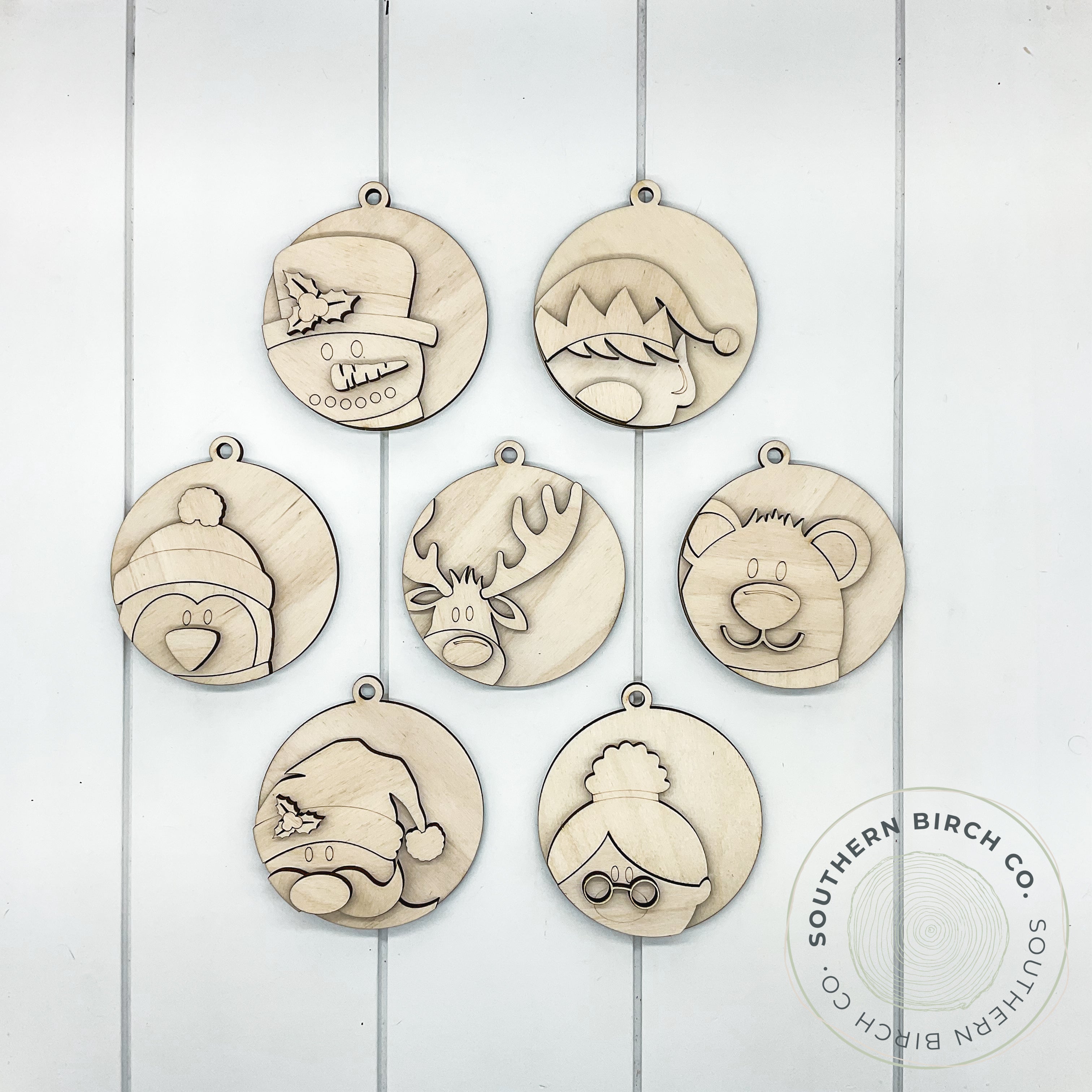 3D Character Ornaments