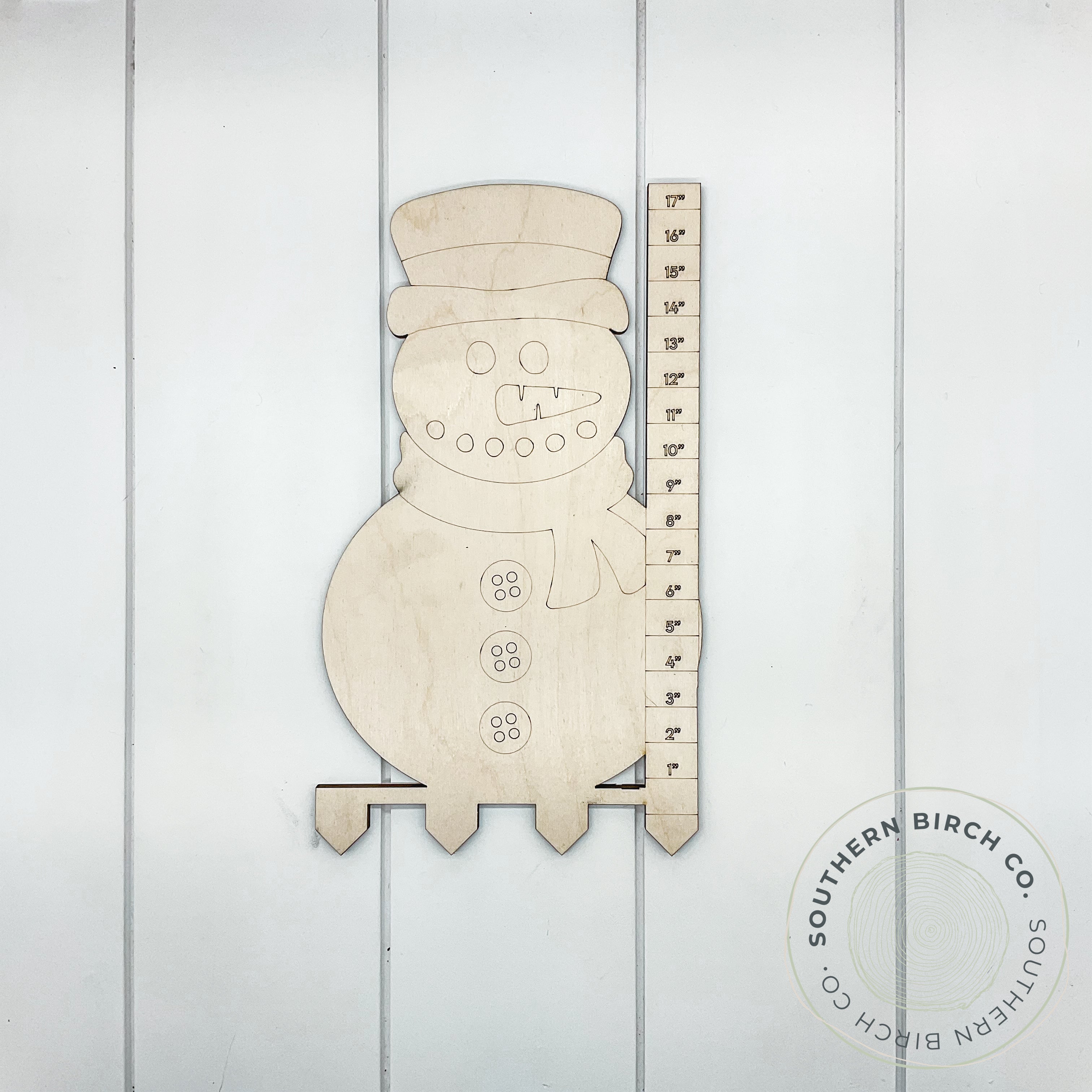 Snow Measurement Stake (Snowman)