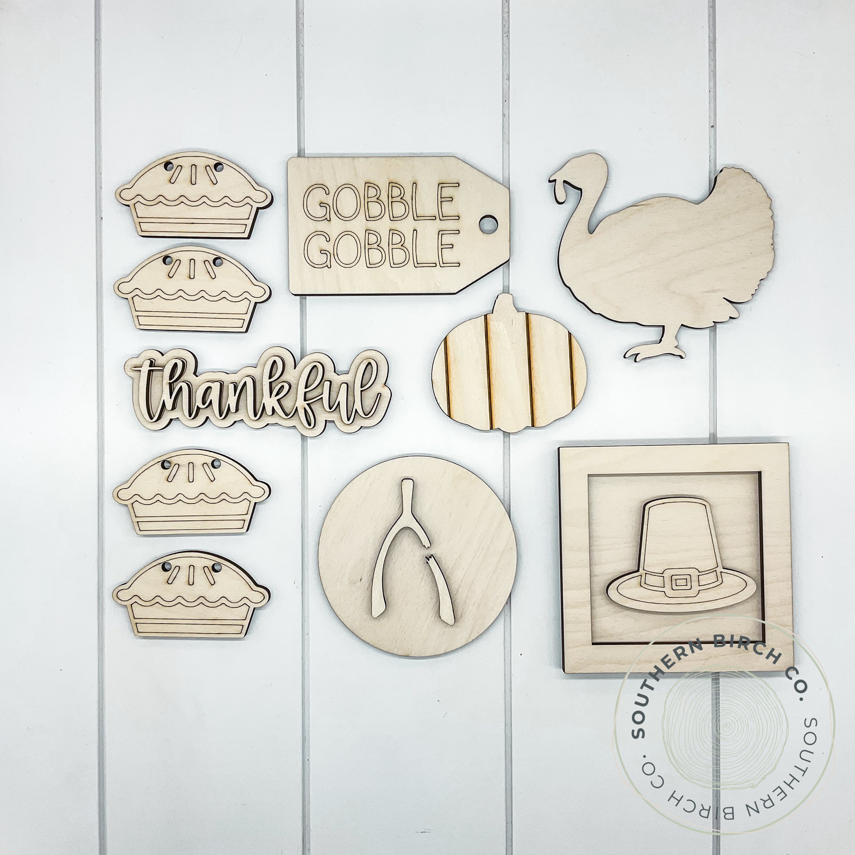 Thanksgiving Tiered Tray Set