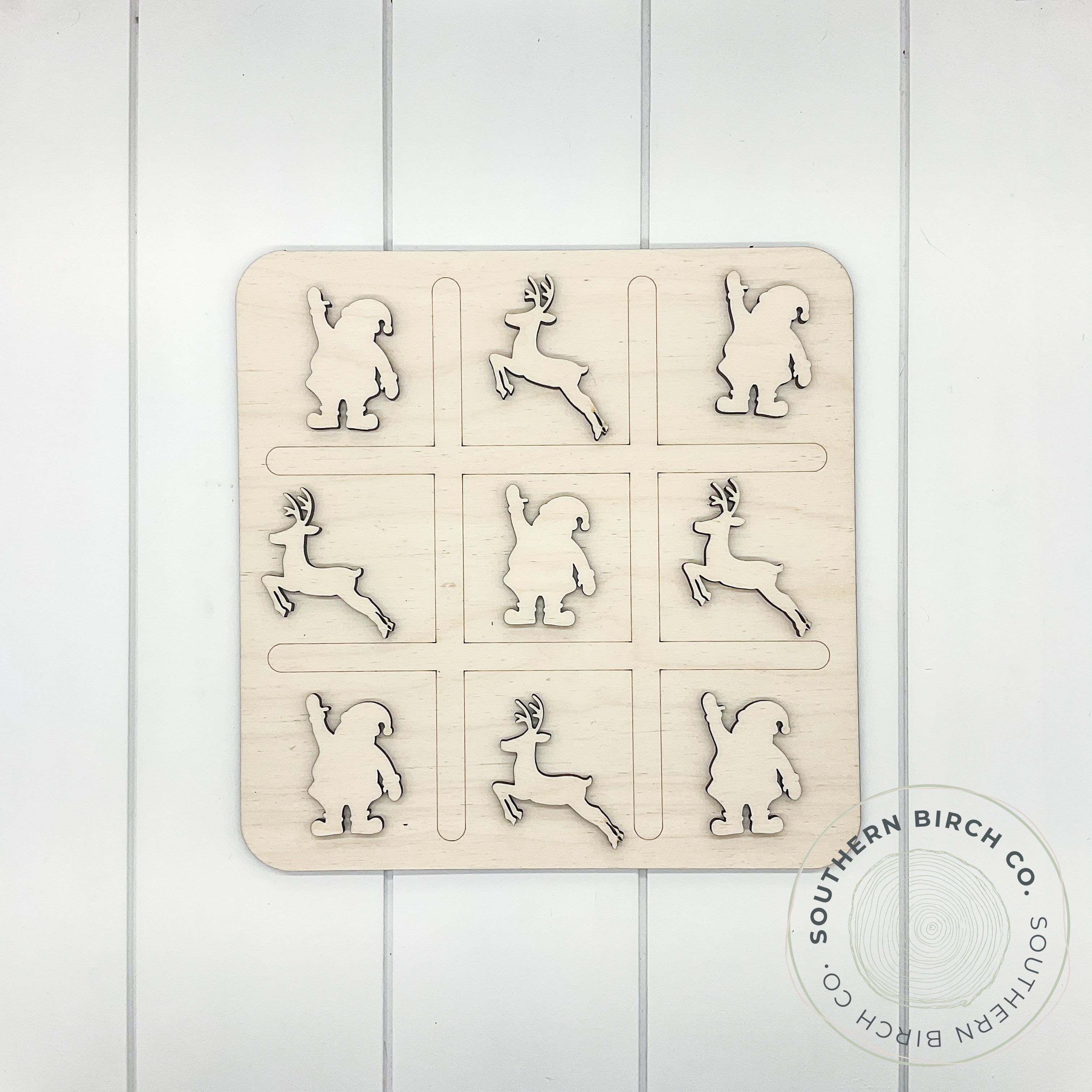 Tic Tac Toe Game (Santa/Reindeer)