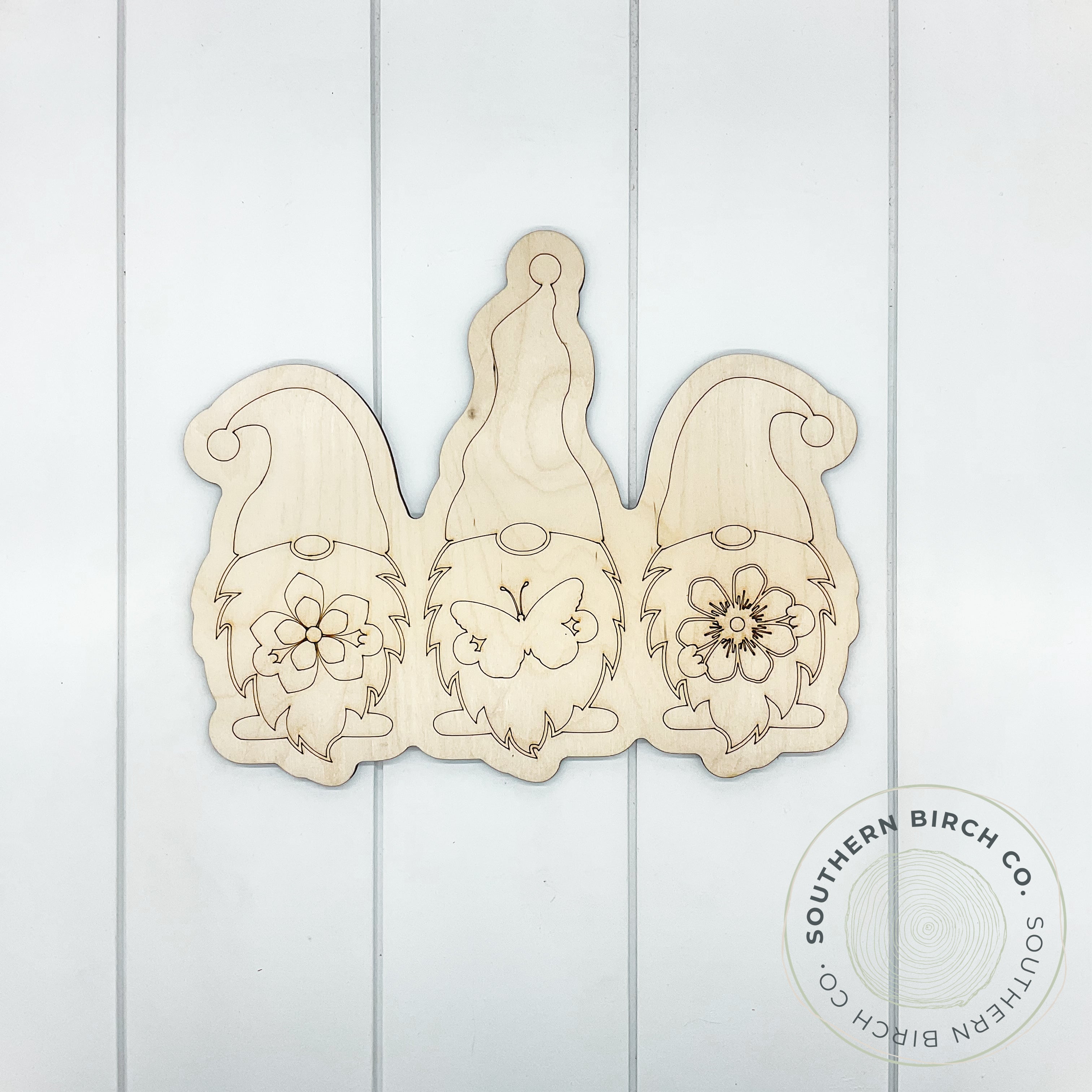 Gnome Trio Blank (Spring)