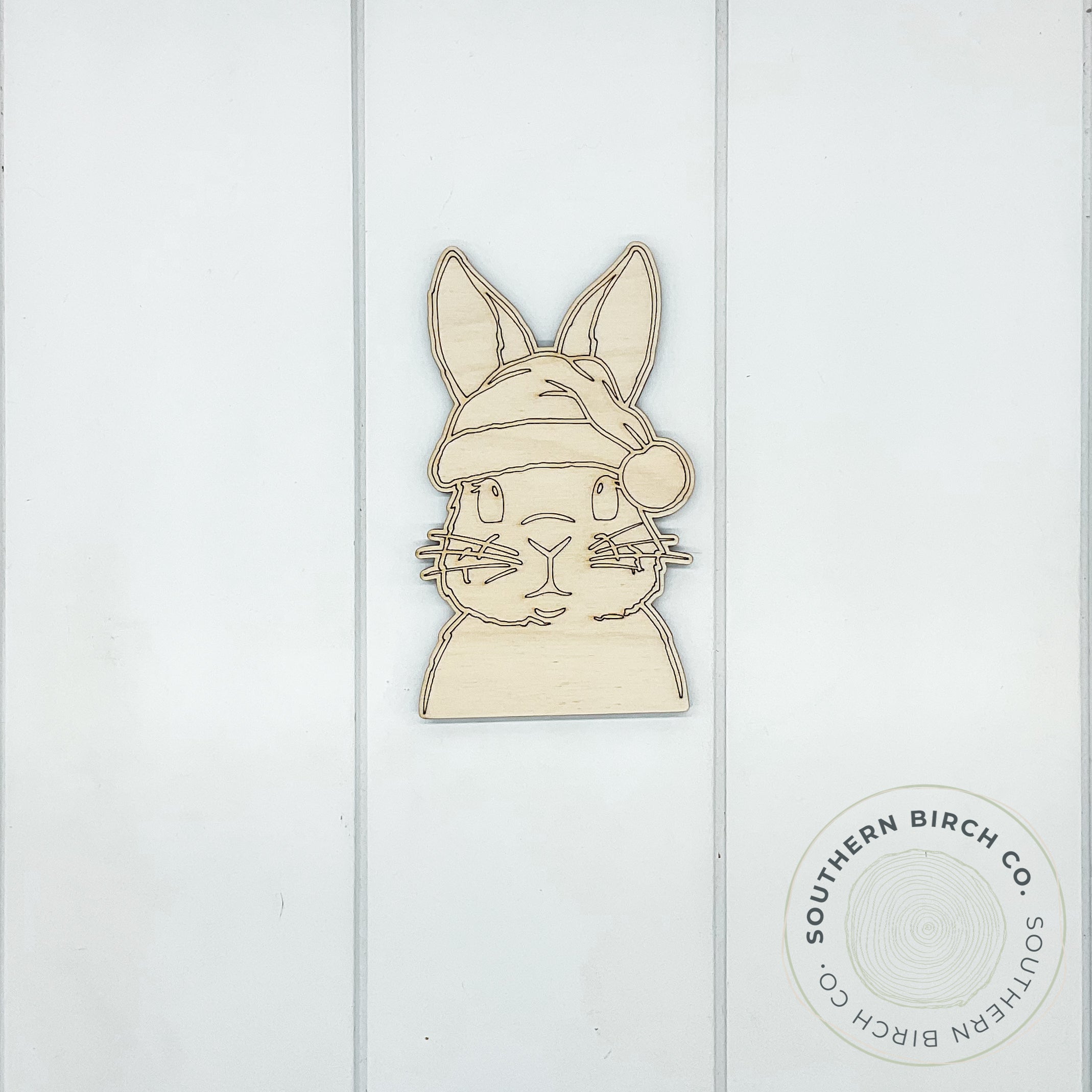 Bunny Blank (Santa Hat)