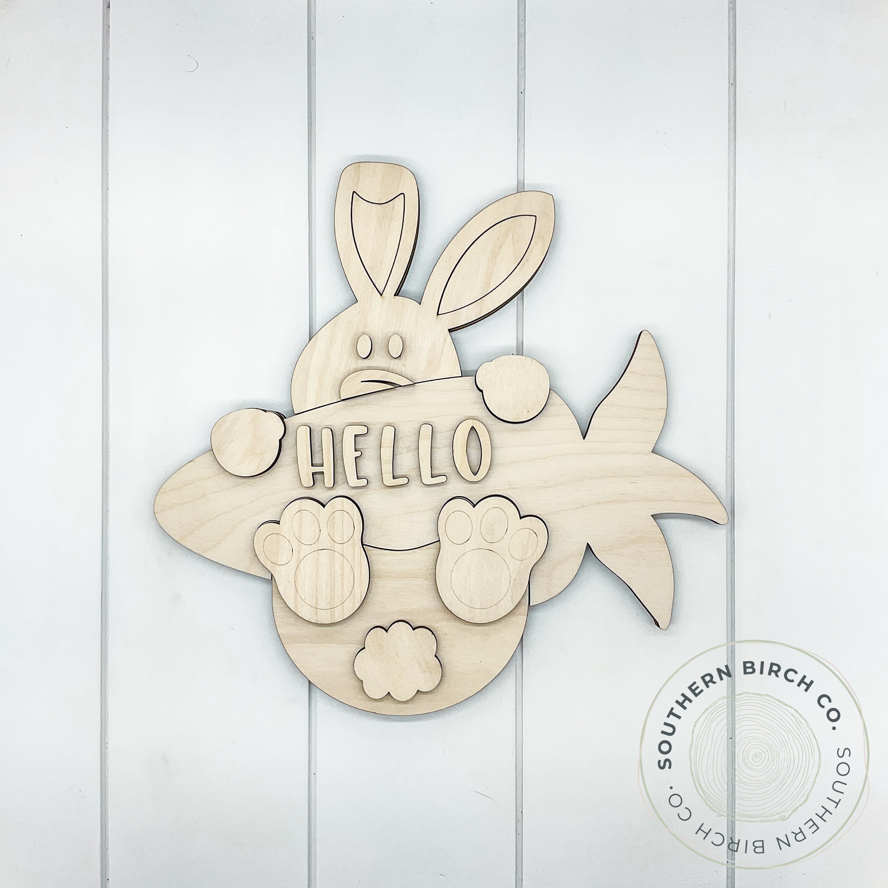 Bunny on Carrot 3D Blank
