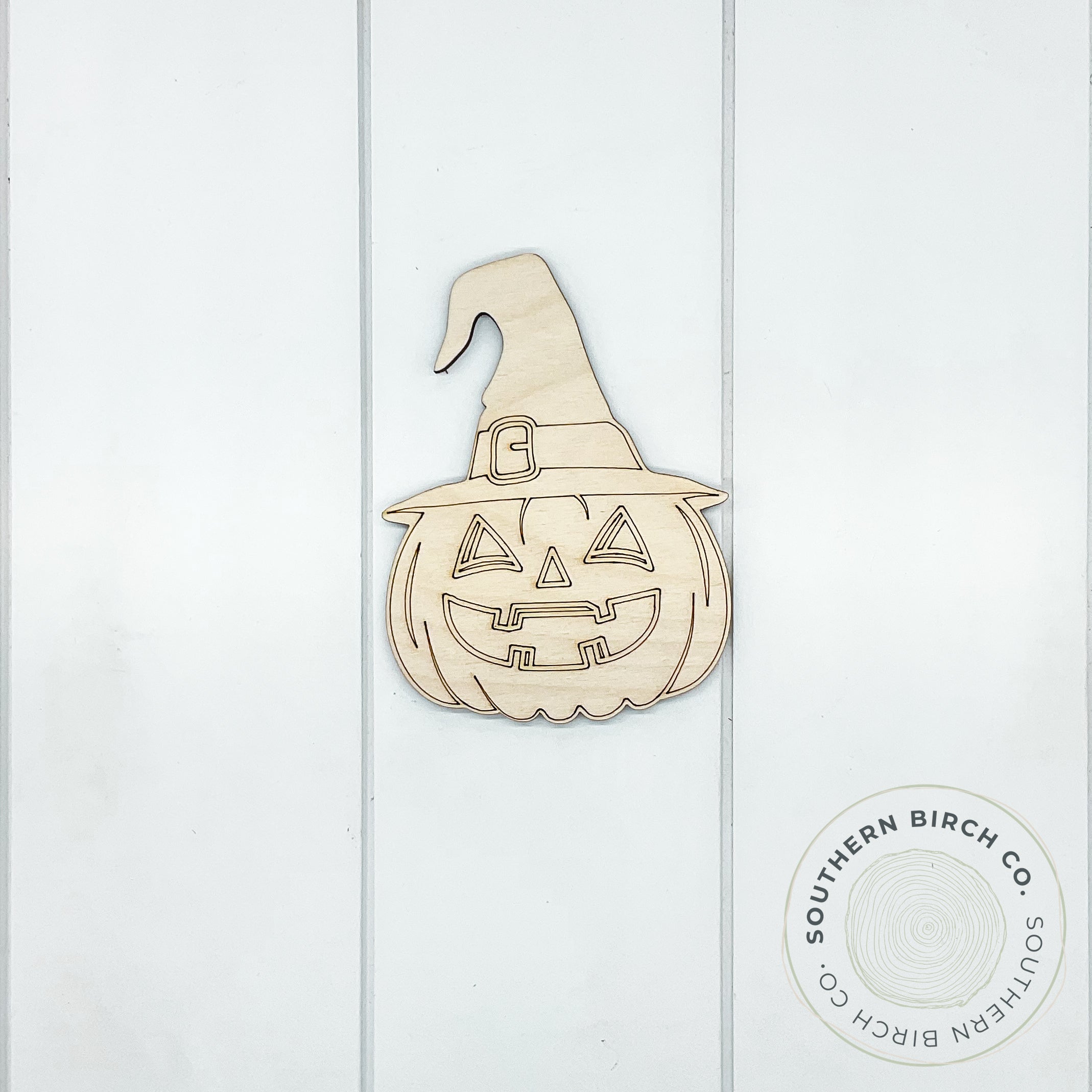 Jack-O-Lantern Blank (Witch Hat)