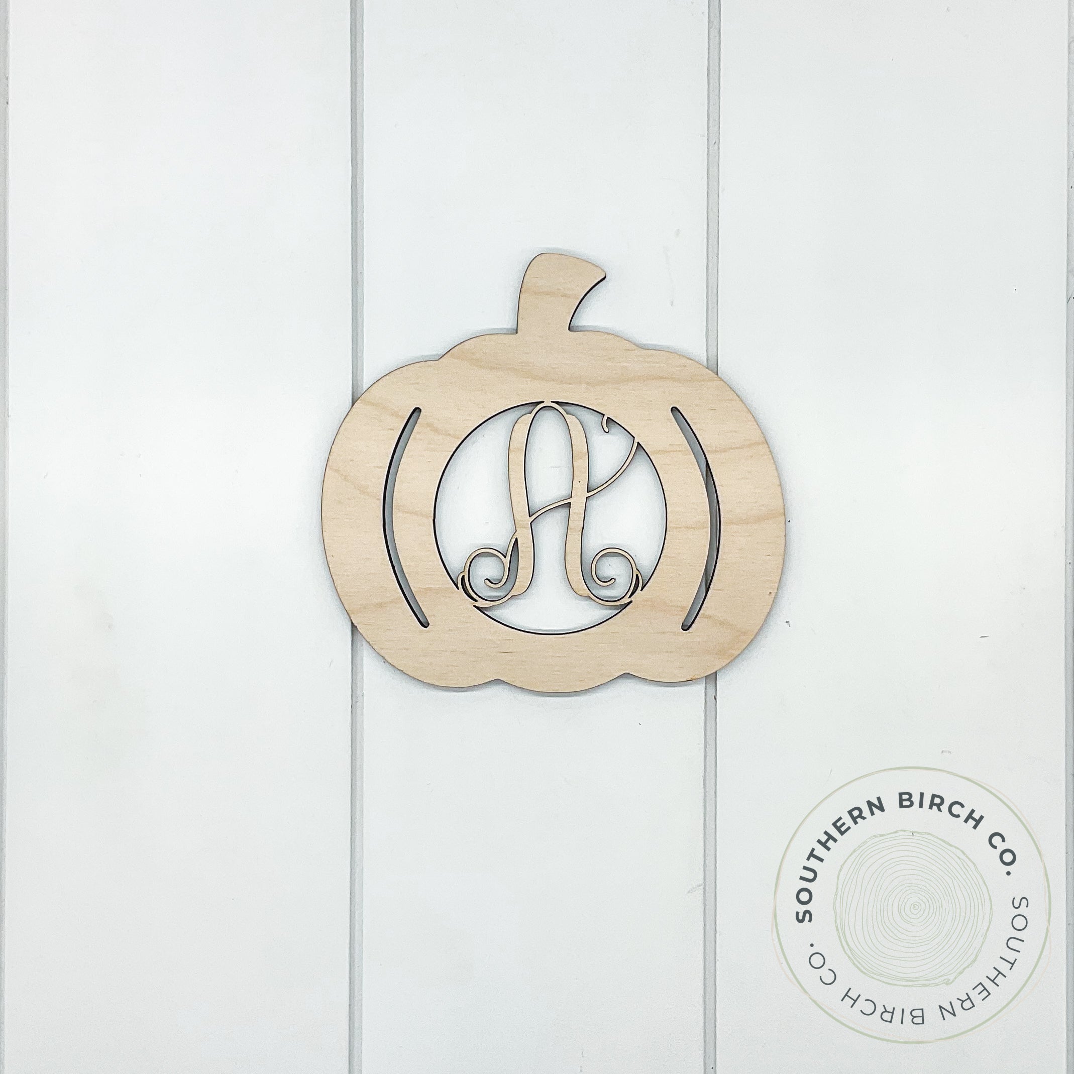 Monogram Pumpkin Blank