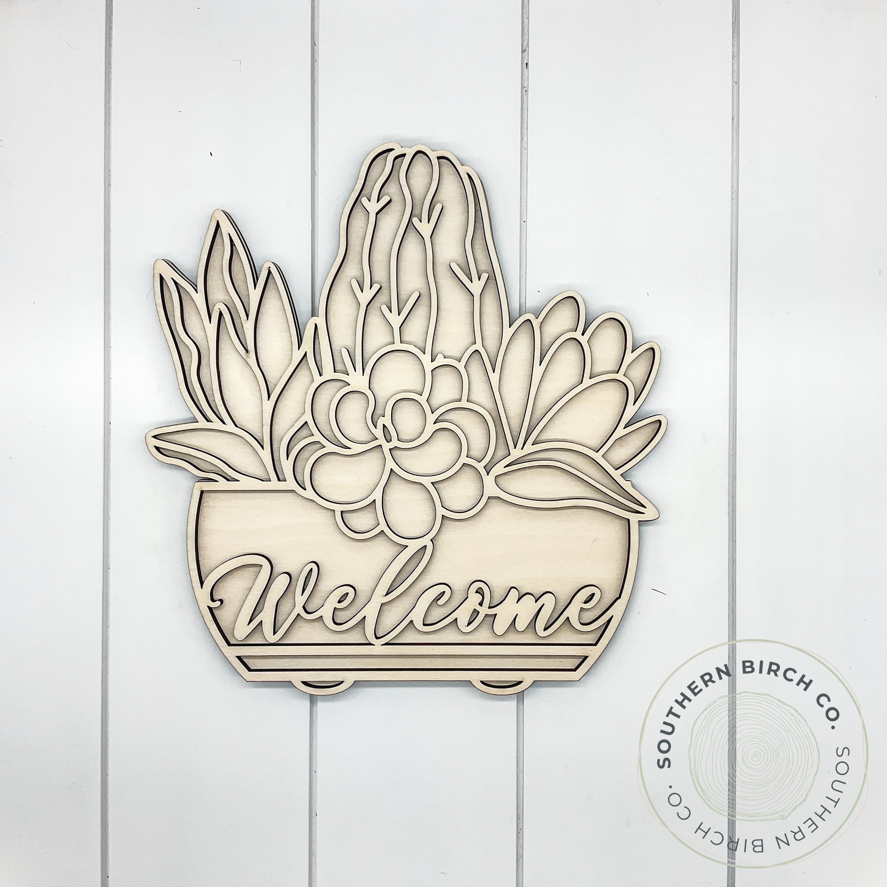 Succulent 3D Blank (Welcome)