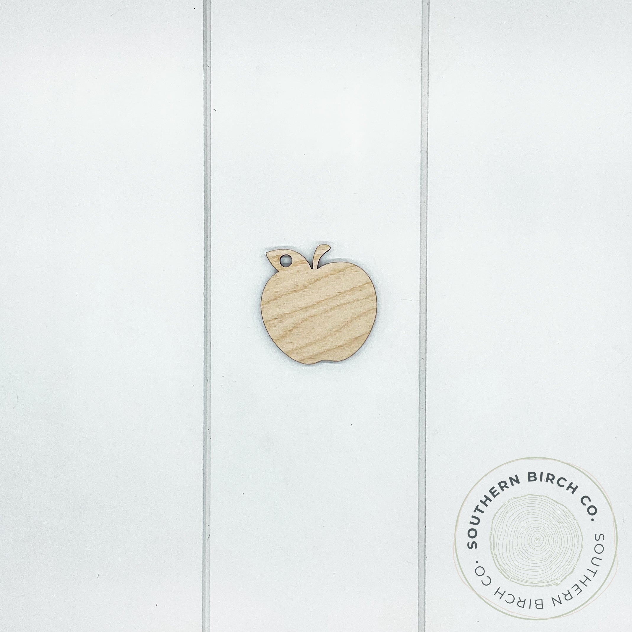 2.5" Apple Key Ring Blank