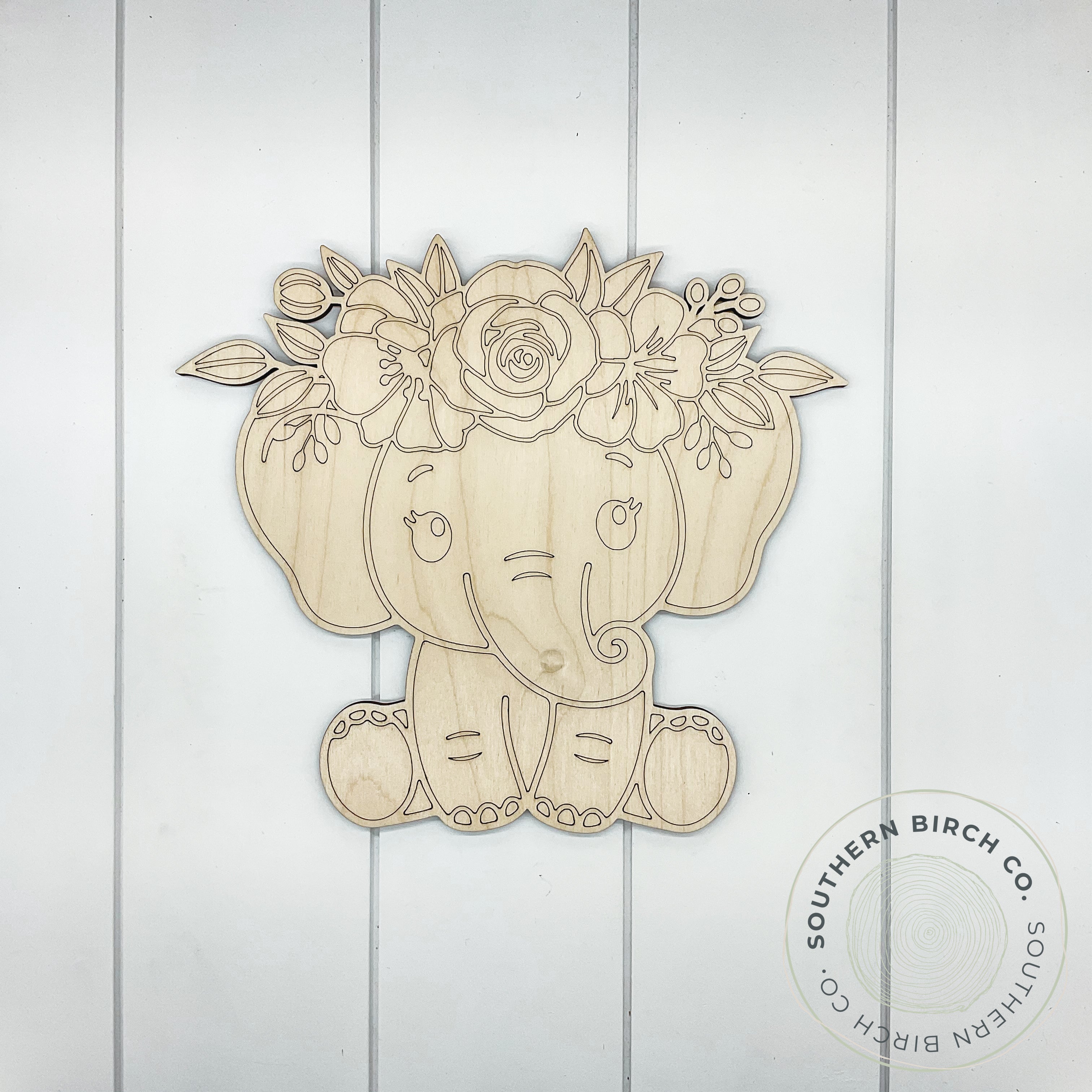 Elephant Blank (Floral Crown)