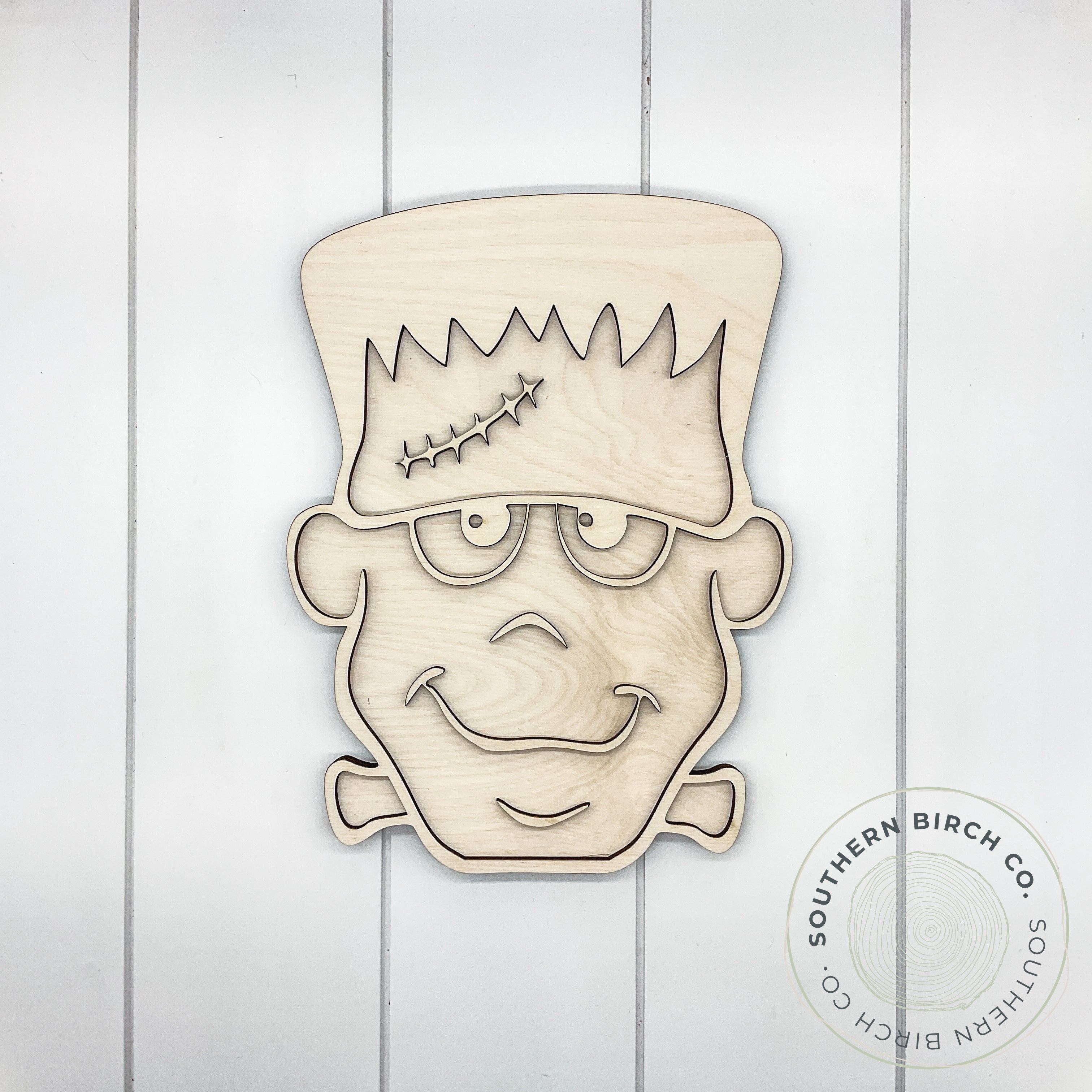 Frankenstein Head 3D Blank