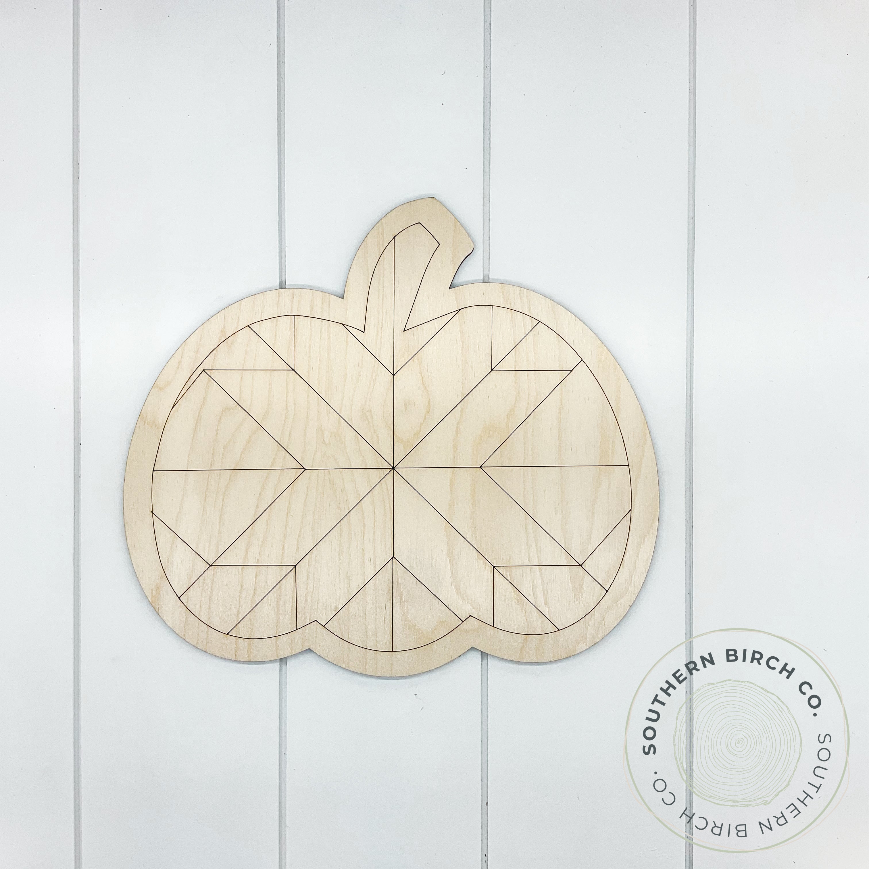 Barn Quilt Blank (Pumpkin)