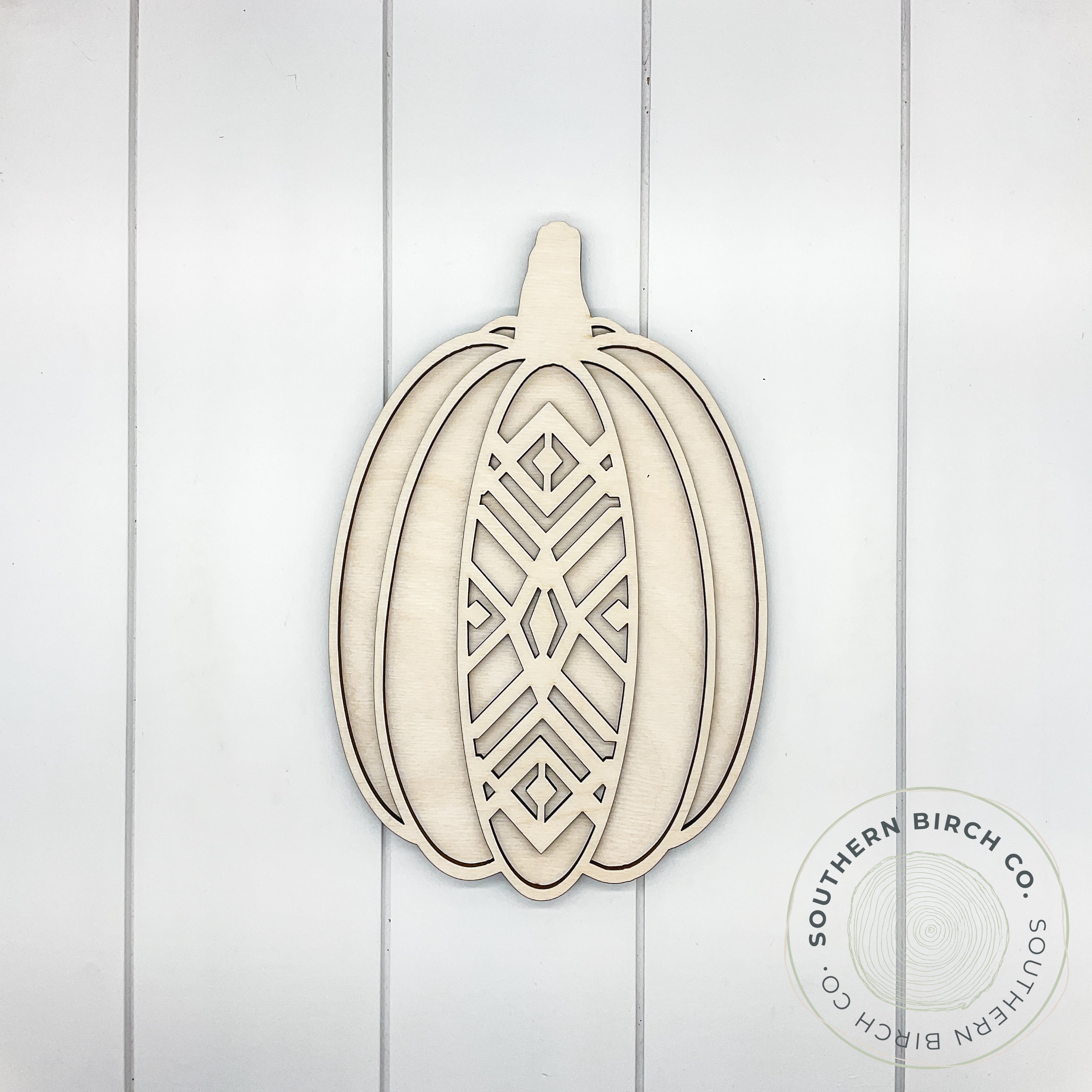 Bohemian Pumpkin 3D Blank (Tall)
