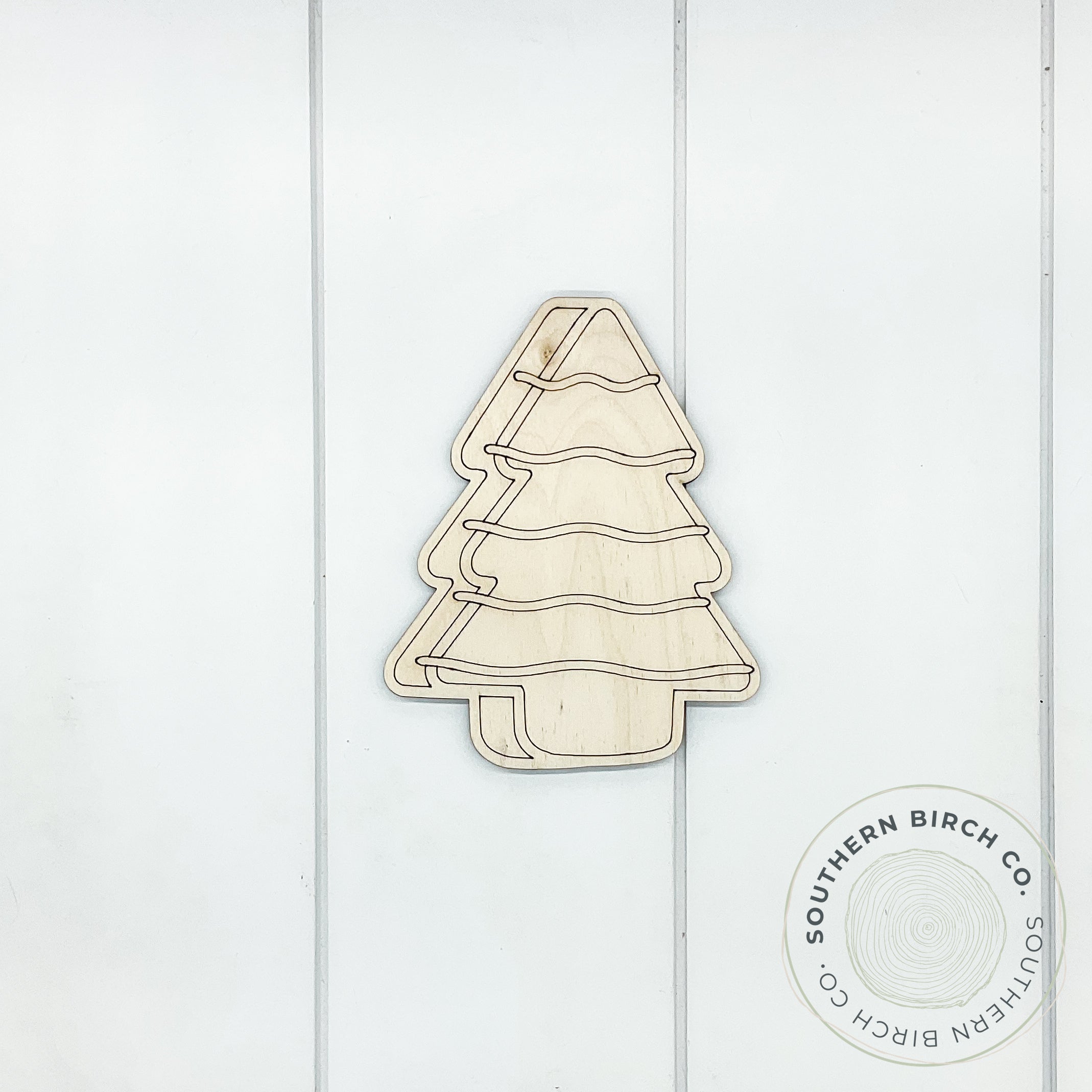 Christmas Tree Cake Blank