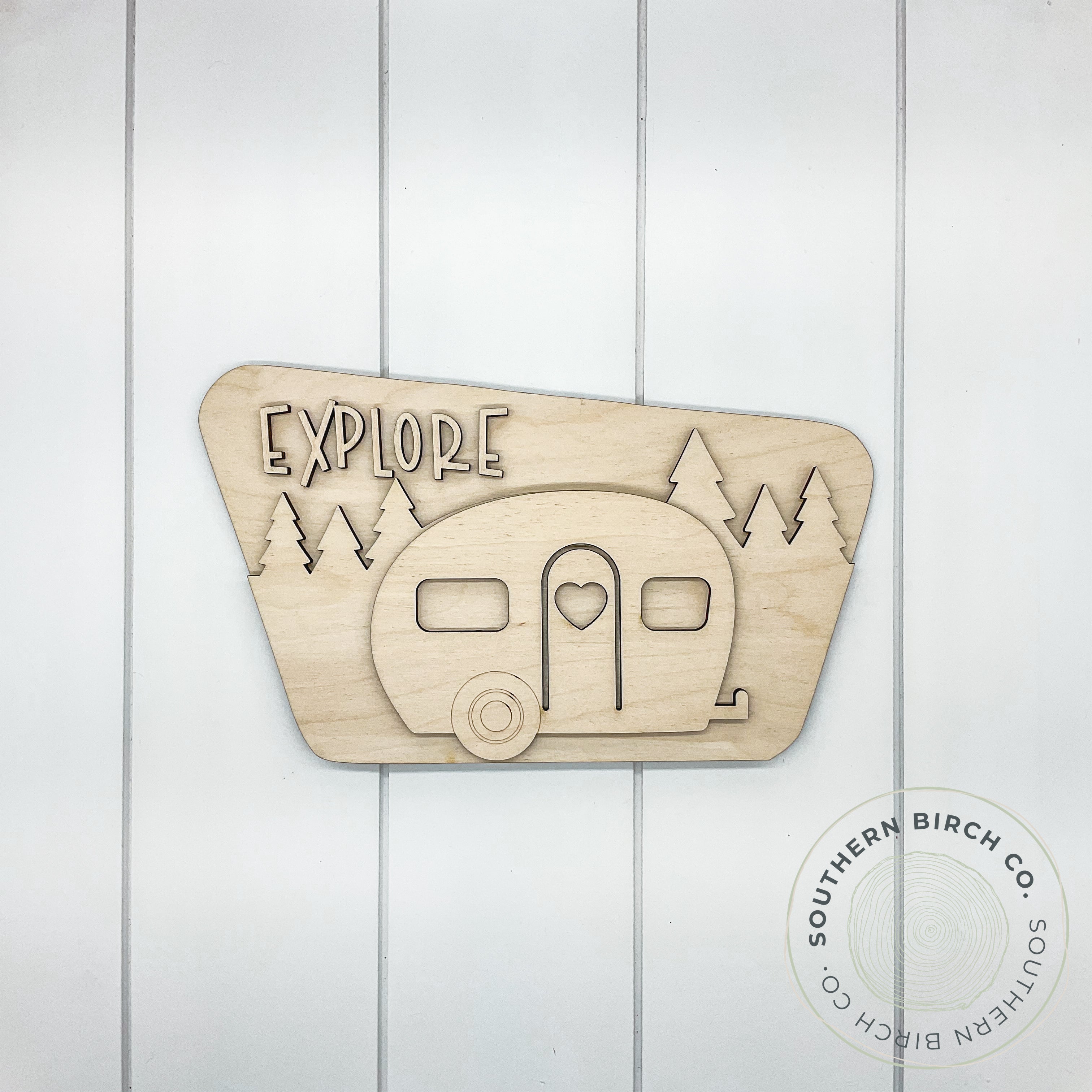 Explore Camper 3D Blank