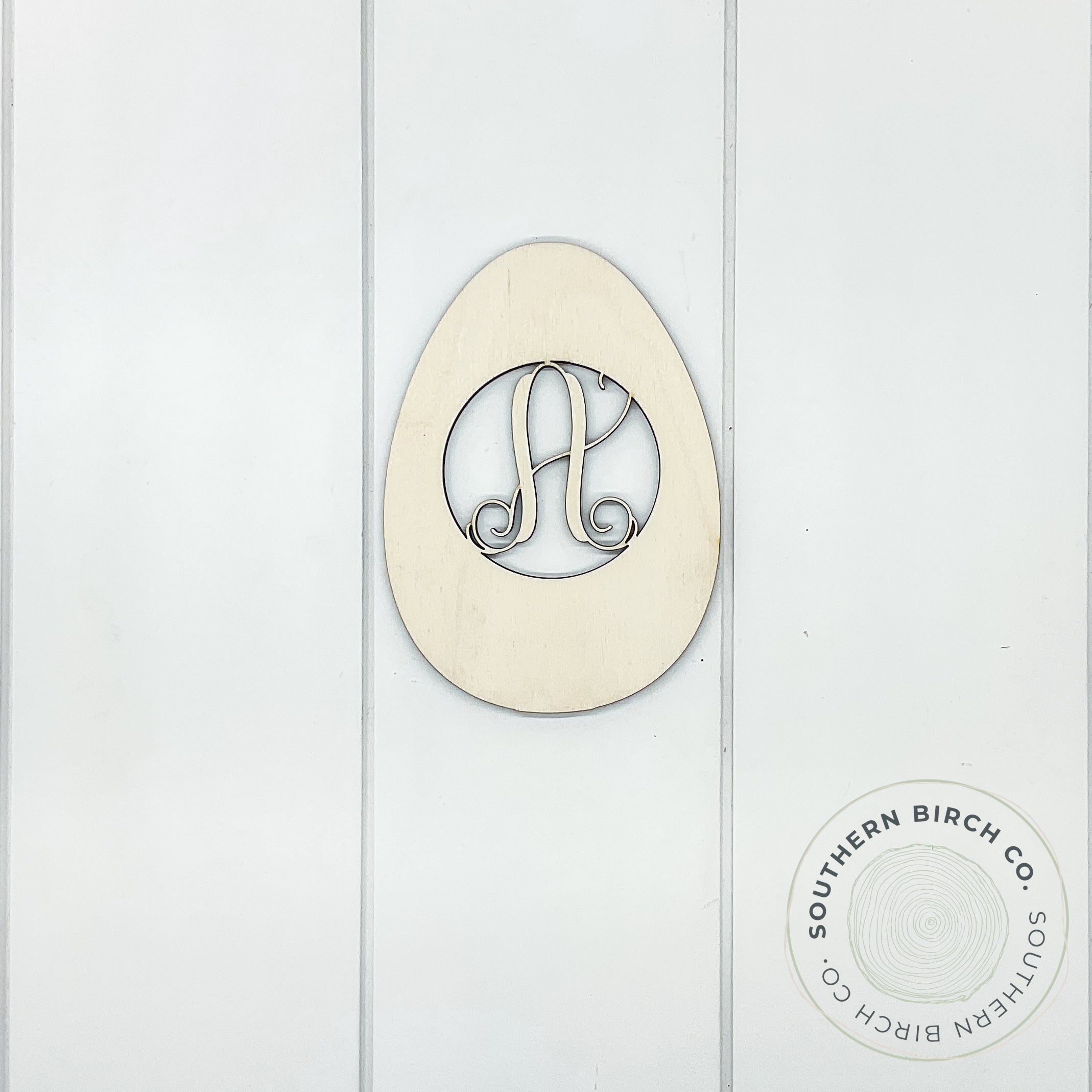 Monogram Egg Blank