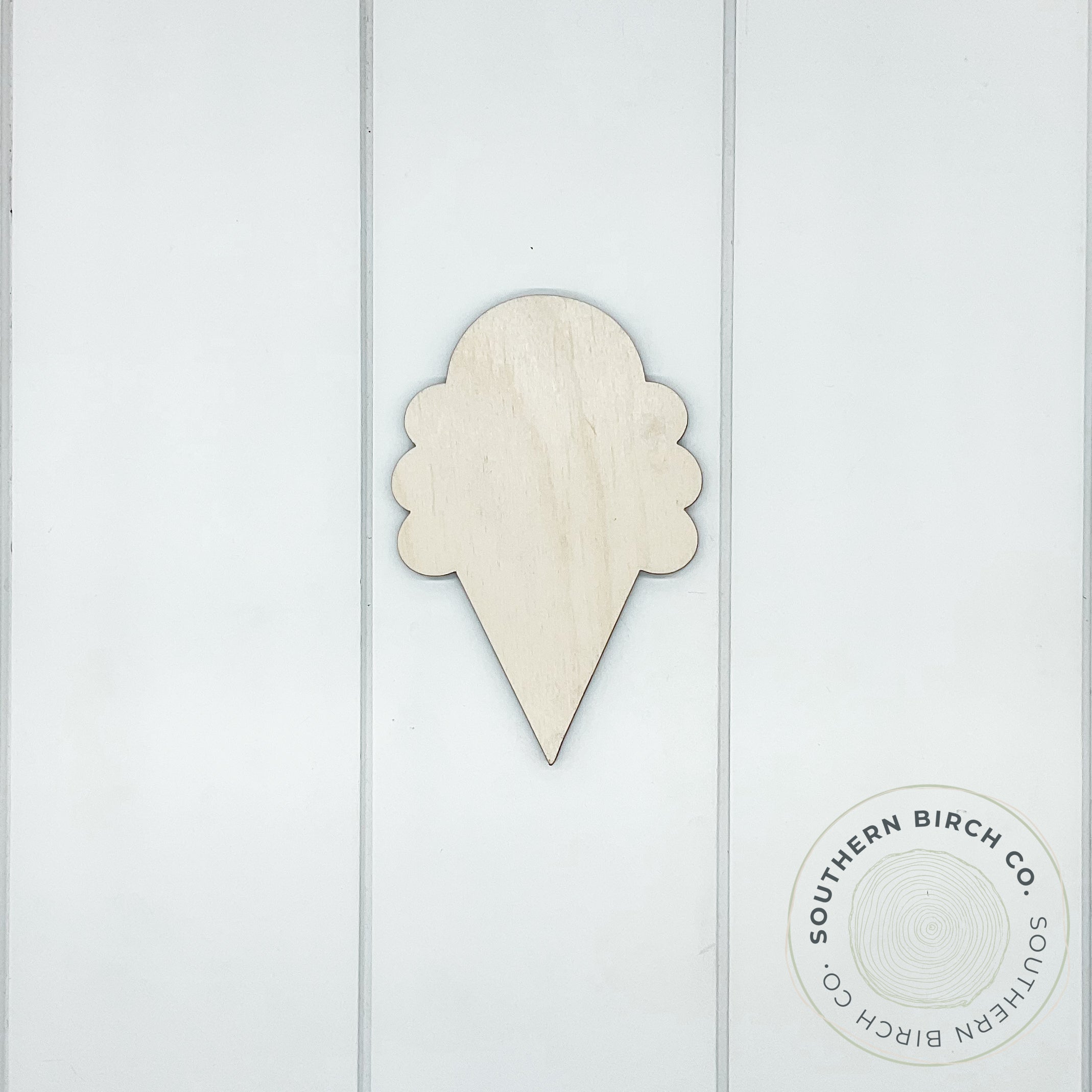 Ice Cream Cone Blank (Triple Scoop)