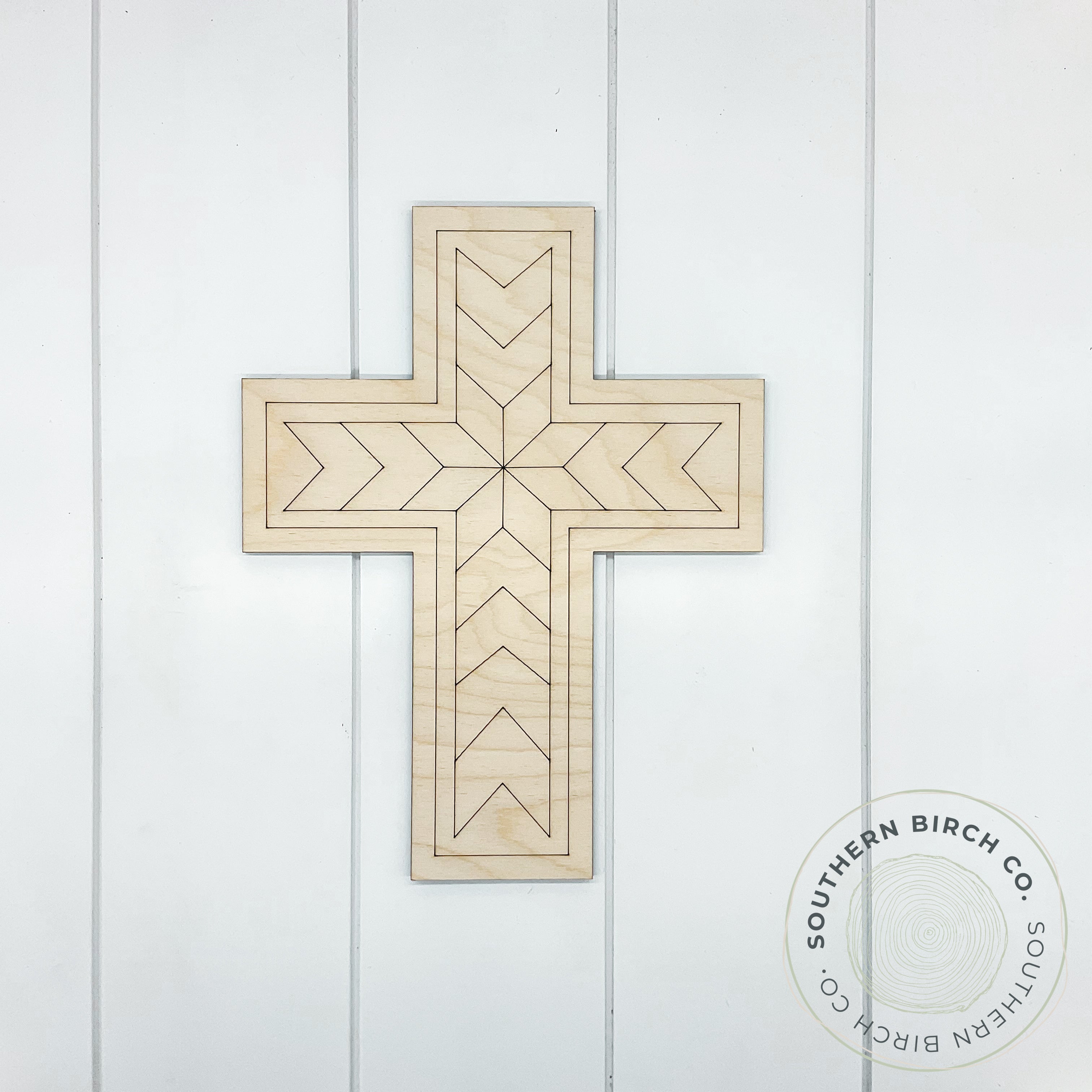 Barn Quilt Blank (Cross)