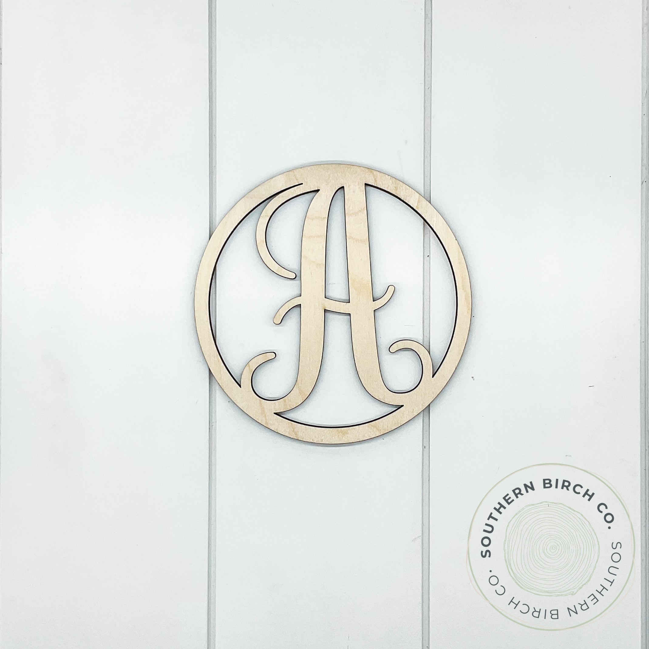 Monogram Initial Blank