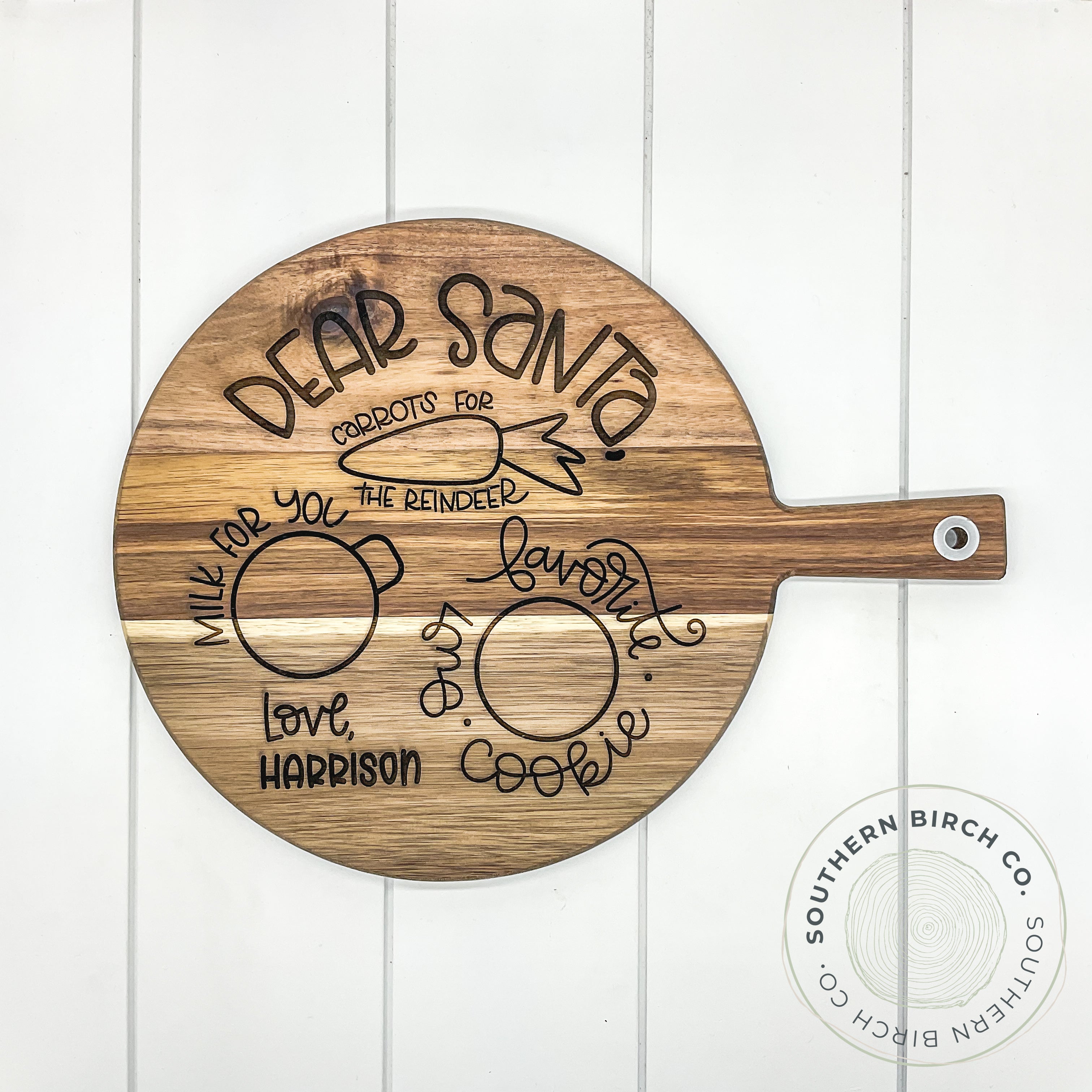 Acacia Wood Cutting Board (Round)