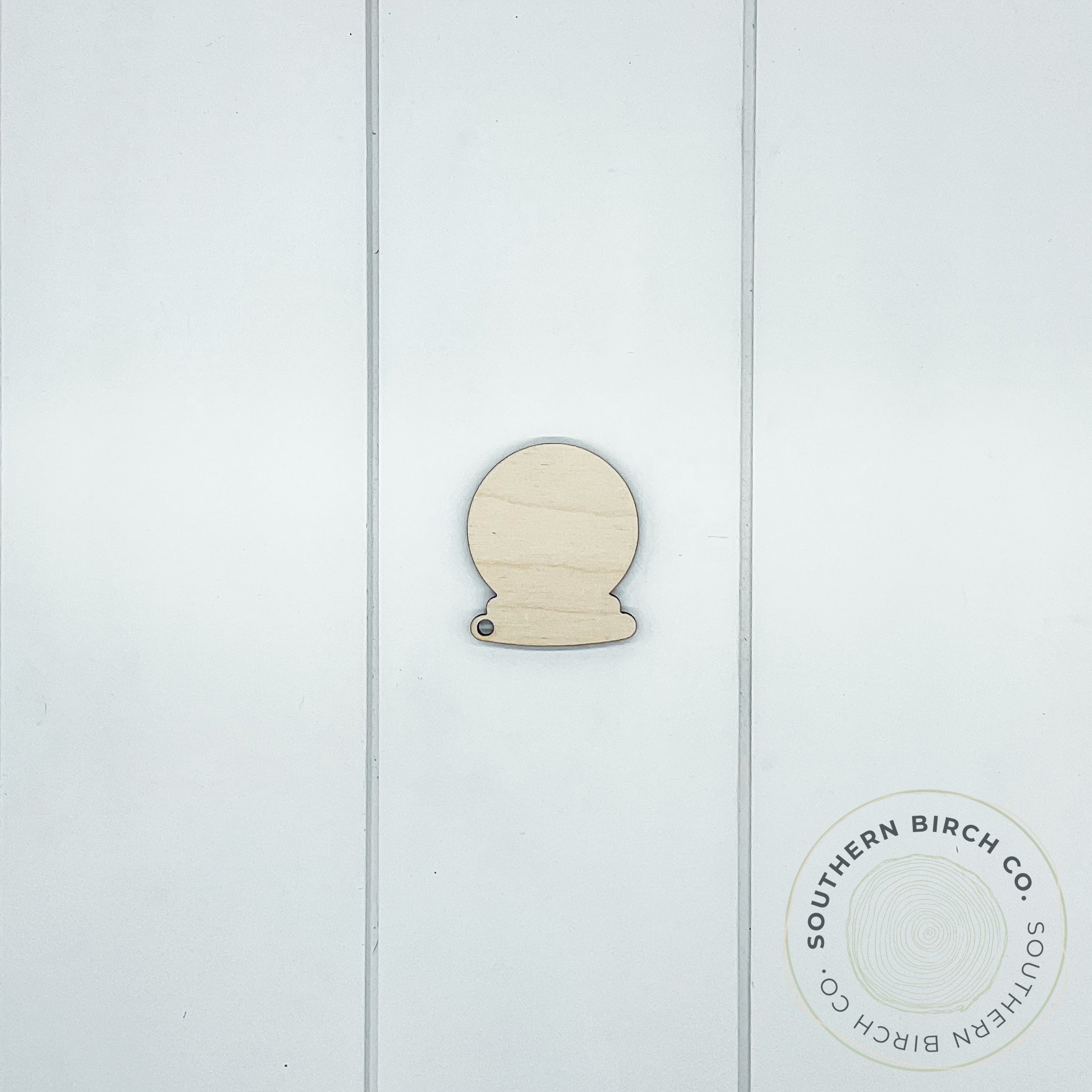 2.5" Snow Globe Key Ring Blank